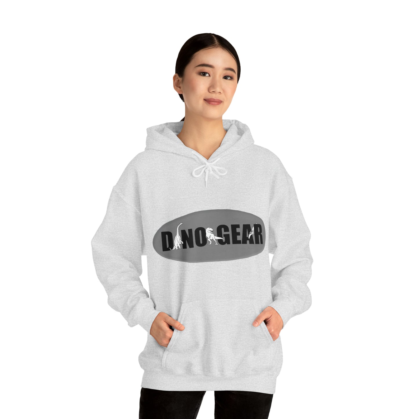 Dino-Gear: Groovy Bronto - Unisex Heavy Blend™ Hooded Sweatshirt