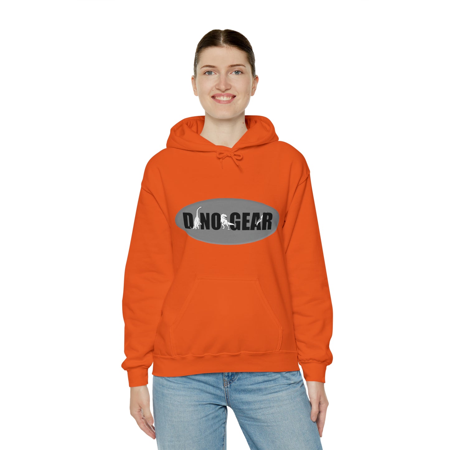 Dino-Gear Logo - Unisex Heavy Blend™ Hooded Sweatshirt