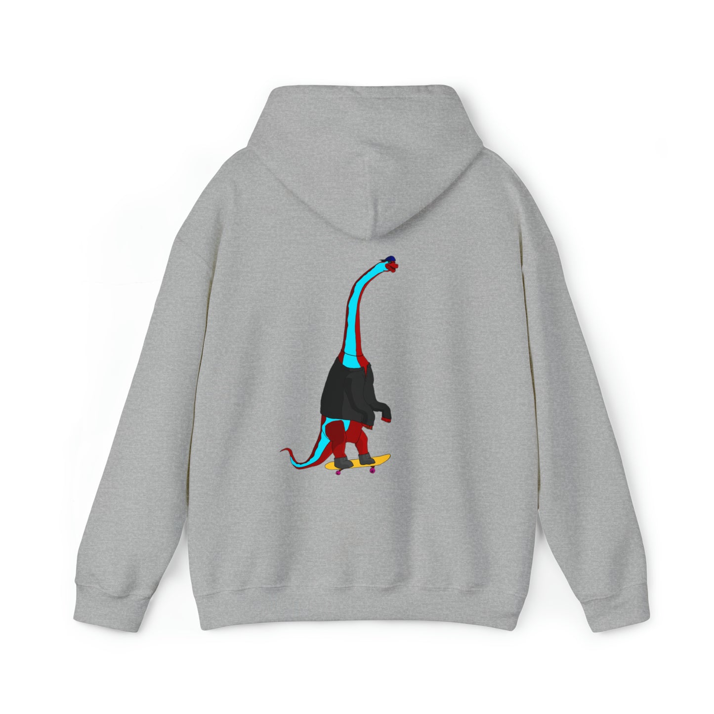 Dino-Gear: Skater Bronto - Unisex Heavy Blend™ Hooded Sweatshirt