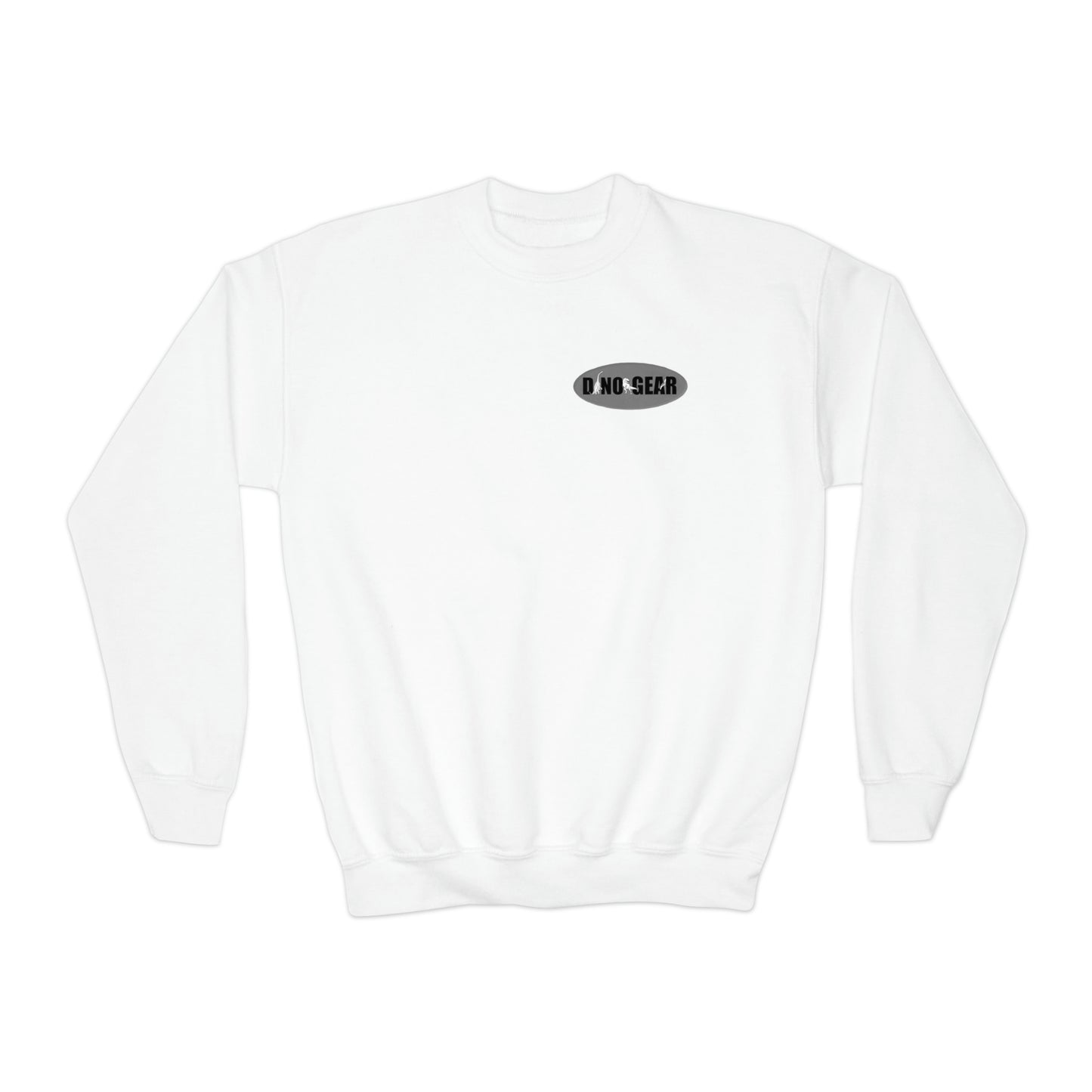 Dino-Gear: Skater Rex - Youth Crewneck Sweatshirt