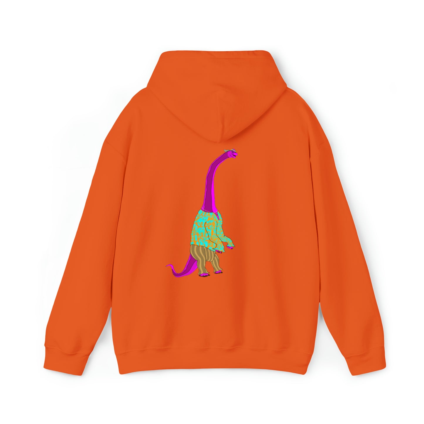 Dino-Gear: Groovy Bronto - Unisex Heavy Blend™ Hooded Sweatshirt