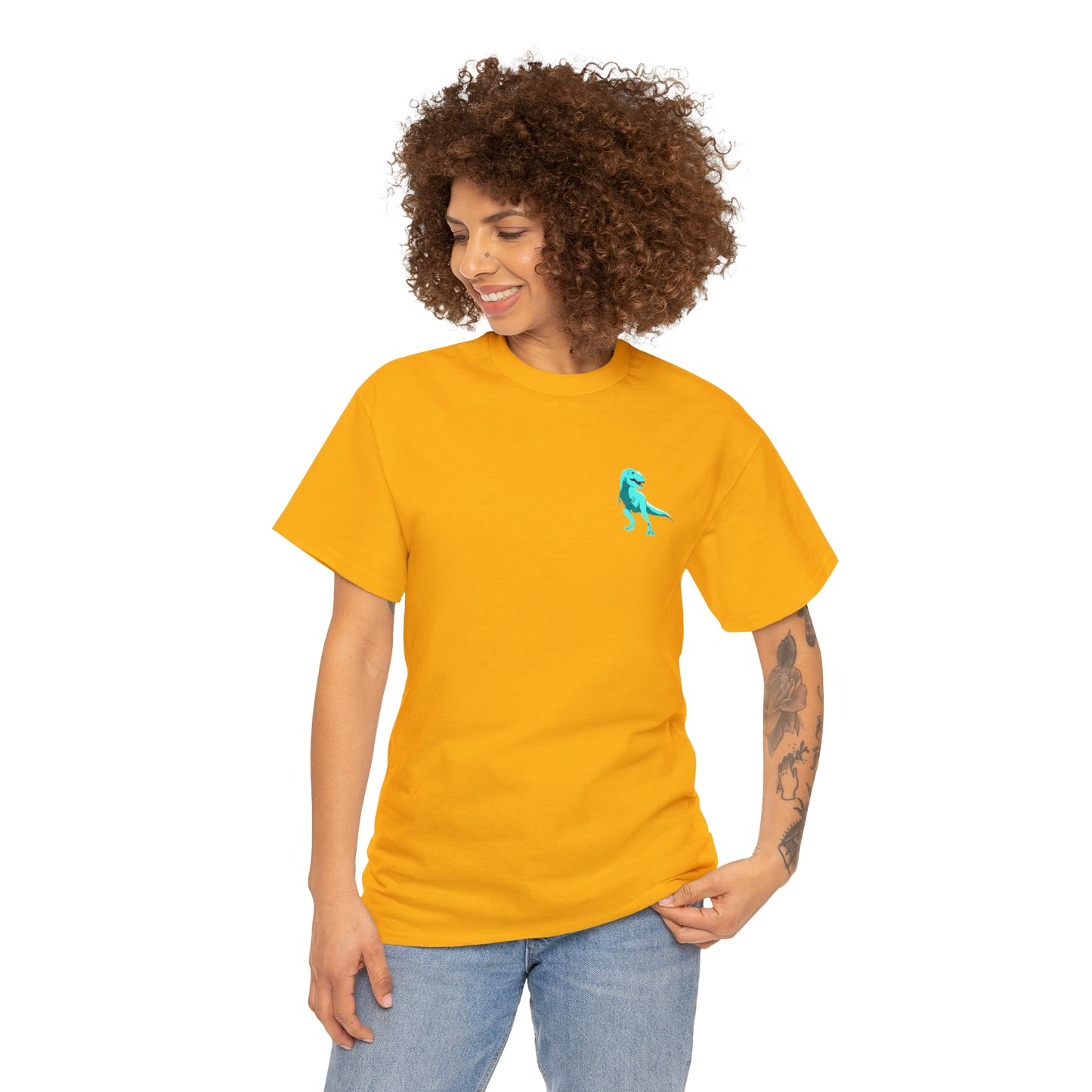 Sky Blue Rex - Unisex Heavy Cotton Tee