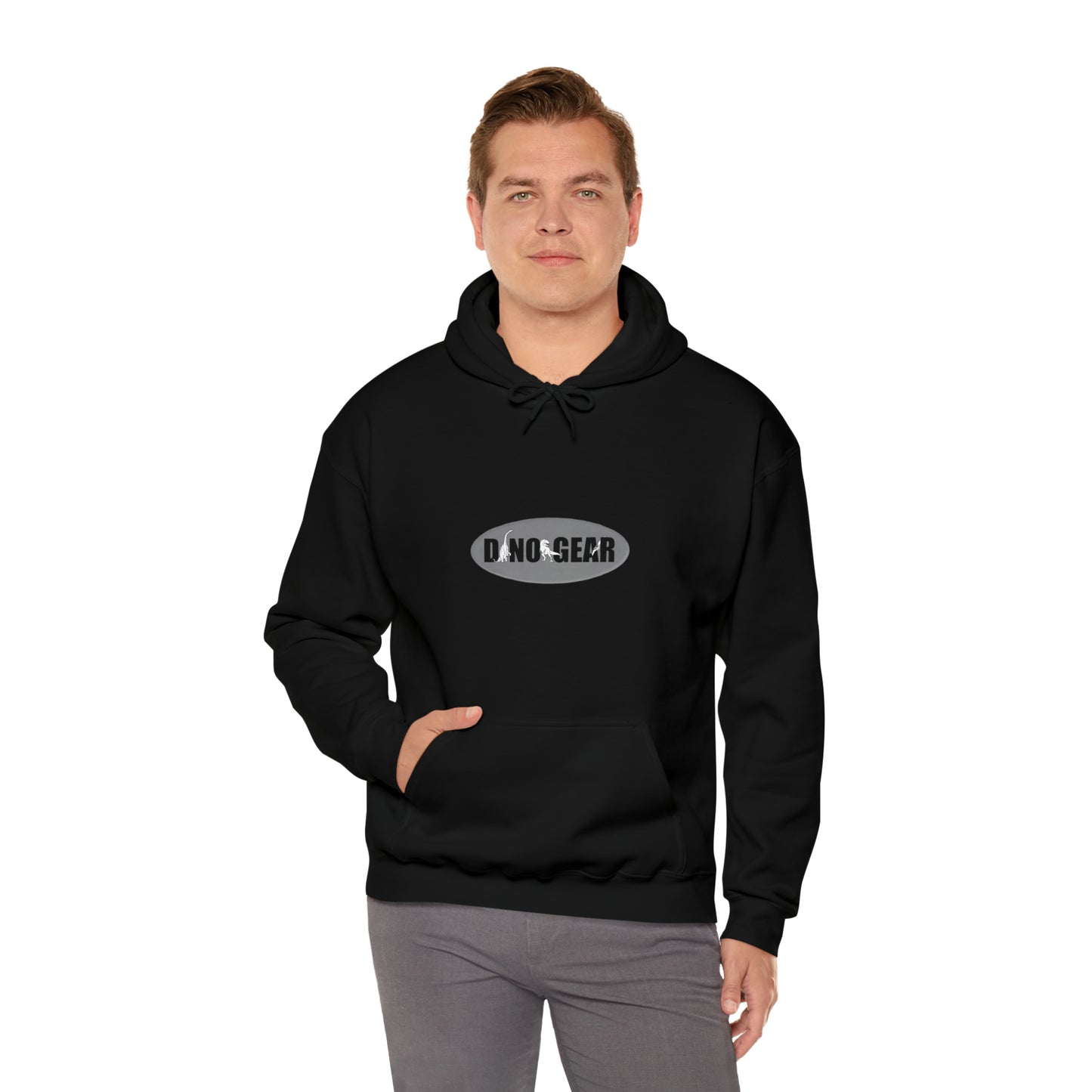 Dino-Gear: Fireman Rex - Unisex Heavy Blend™ Hooded Sweatshirt