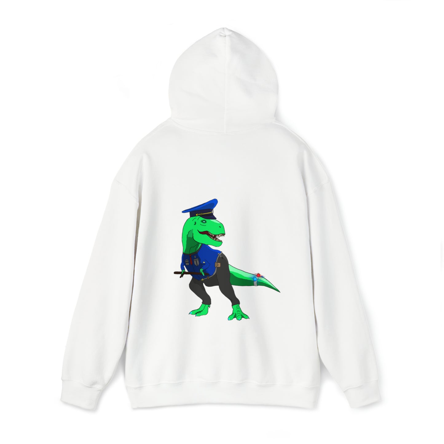 Dino-Gear: Police Rex - Unisex Heavy Blend™ Hooded Sweatshirt