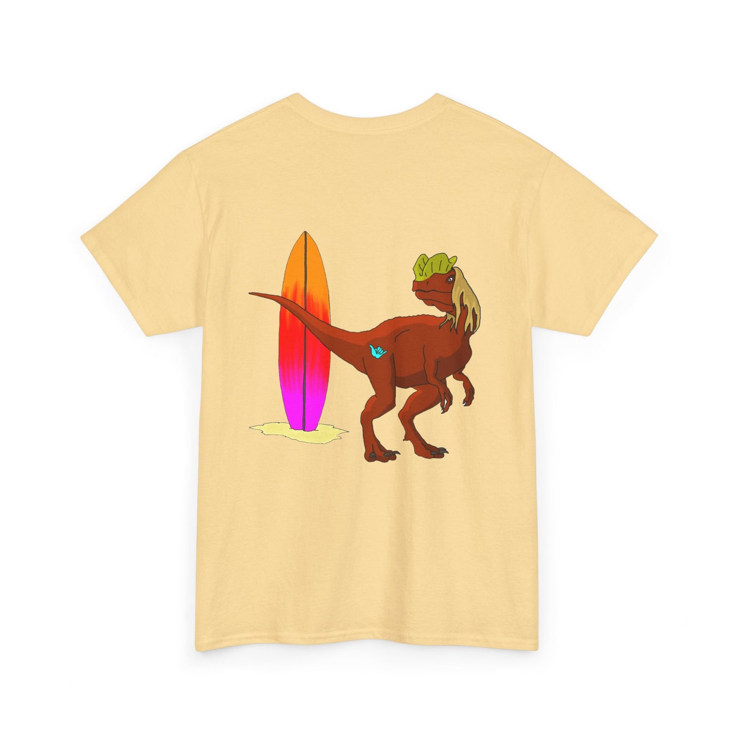 Surfing Dilophosaurus