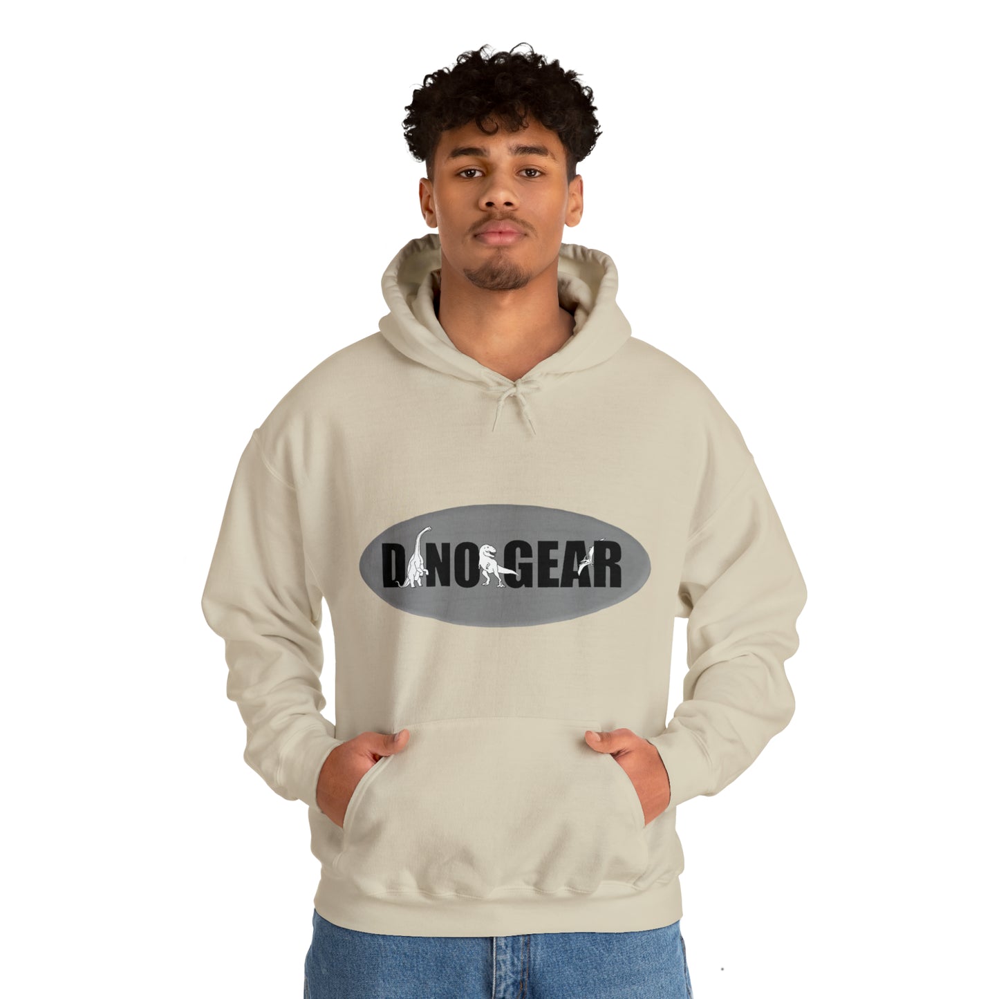 Dino-Gear Logo - Unisex Heavy Blend™ Hooded Sweatshirt