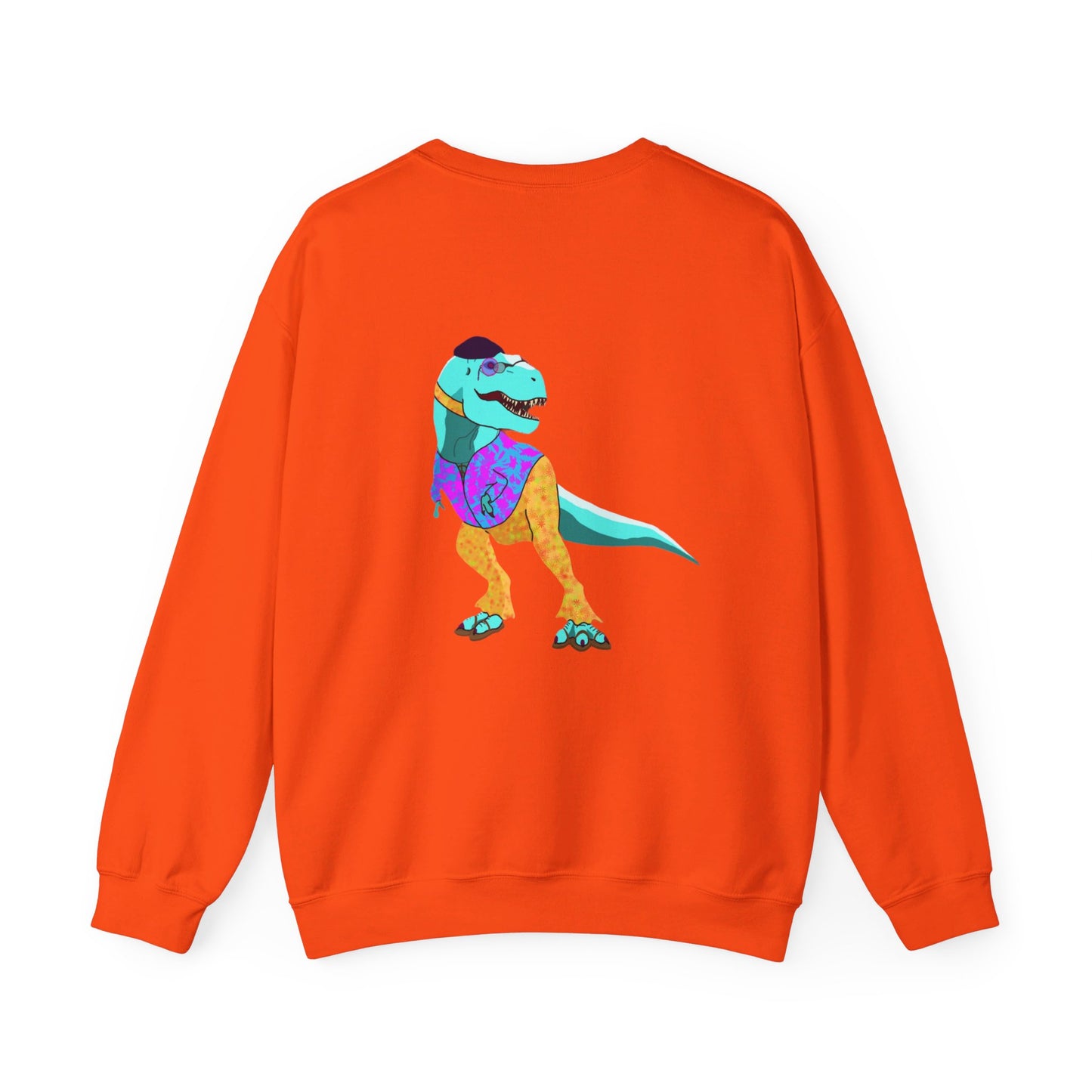 Groovy Rex - Unisex Heavy Blend™ Crewneck Sweatshirt