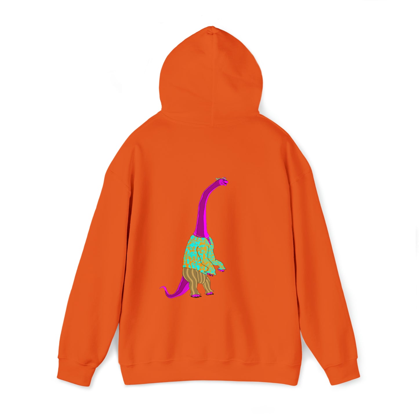 Dino-Gear: Groovy Bronto - Unisex Heavy Blend™ Hooded Sweatshirt