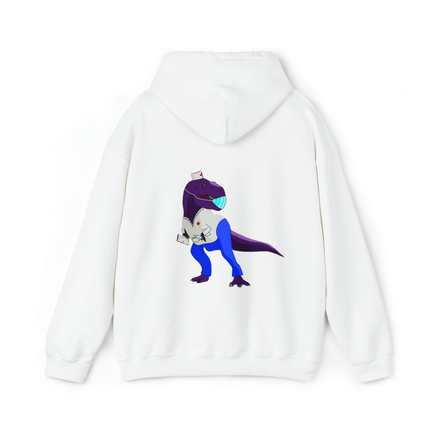 Dino-Gear: Nurse Rex - Unisex Heavy Blend™ Hooded Sweatshirt