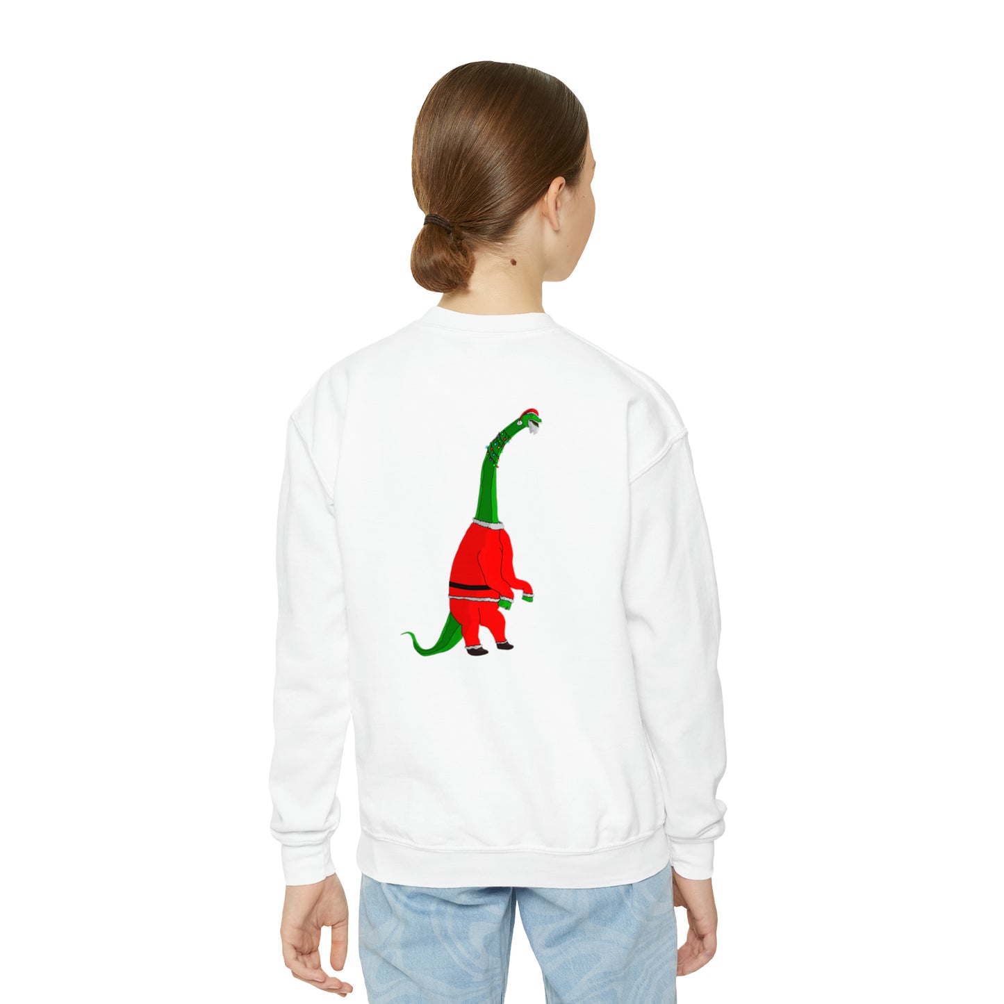 Santa Bronto - Youth Crewneck Sweatshirt