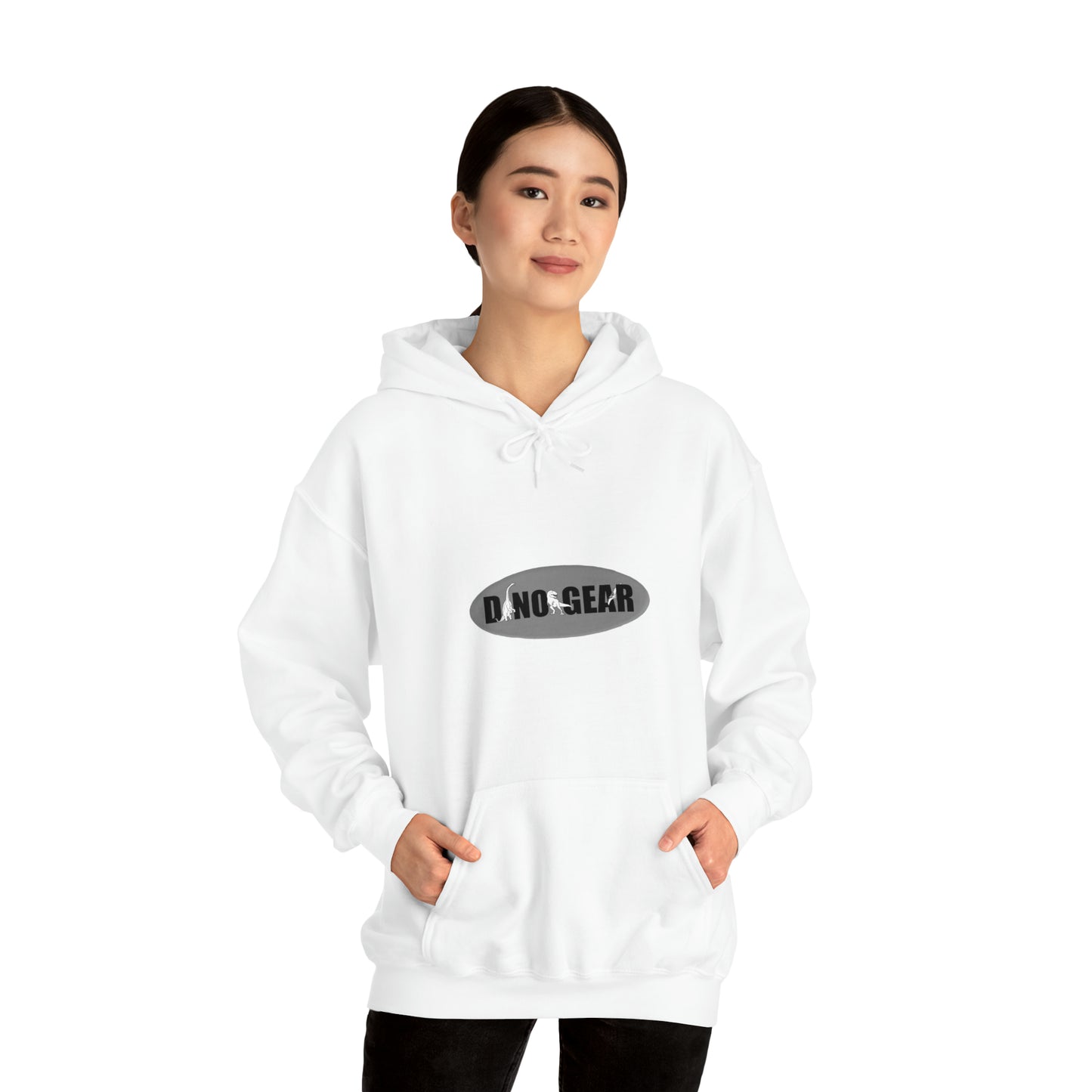 Dino-Gear: Fireman Rex - Unisex Heavy Blend™ Hooded Sweatshirt