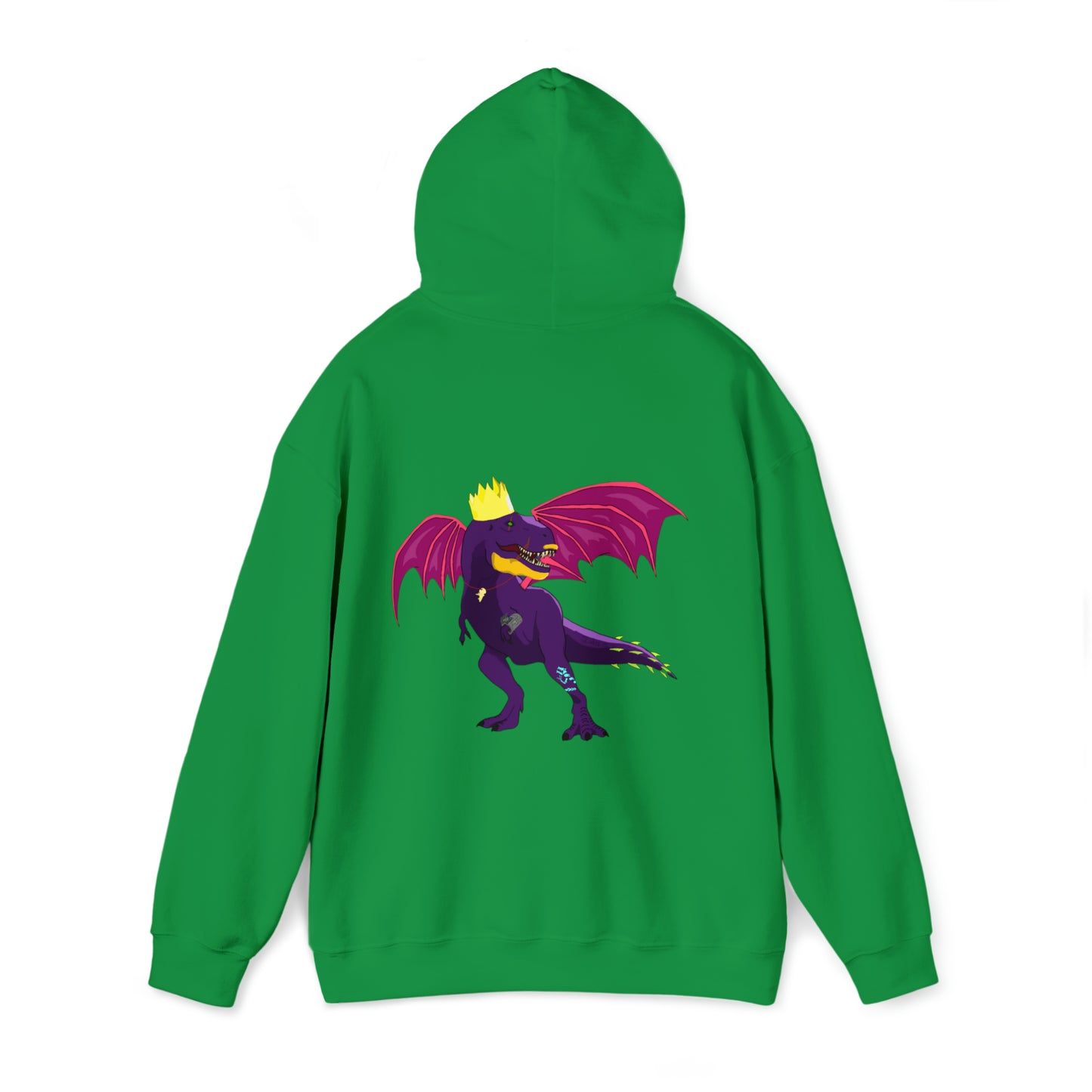 Dino-Gear: Winged King Rex - Unisex Heavy Blend™ Hooded Sweatshirt