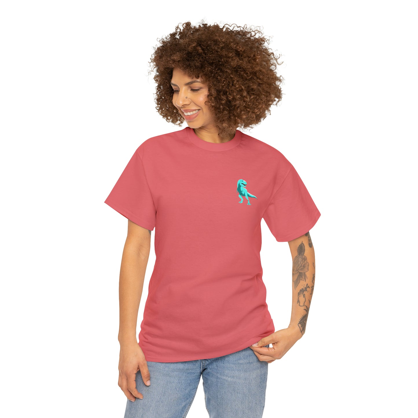 Sky Blue Rex - Unisex Heavy Cotton Tee