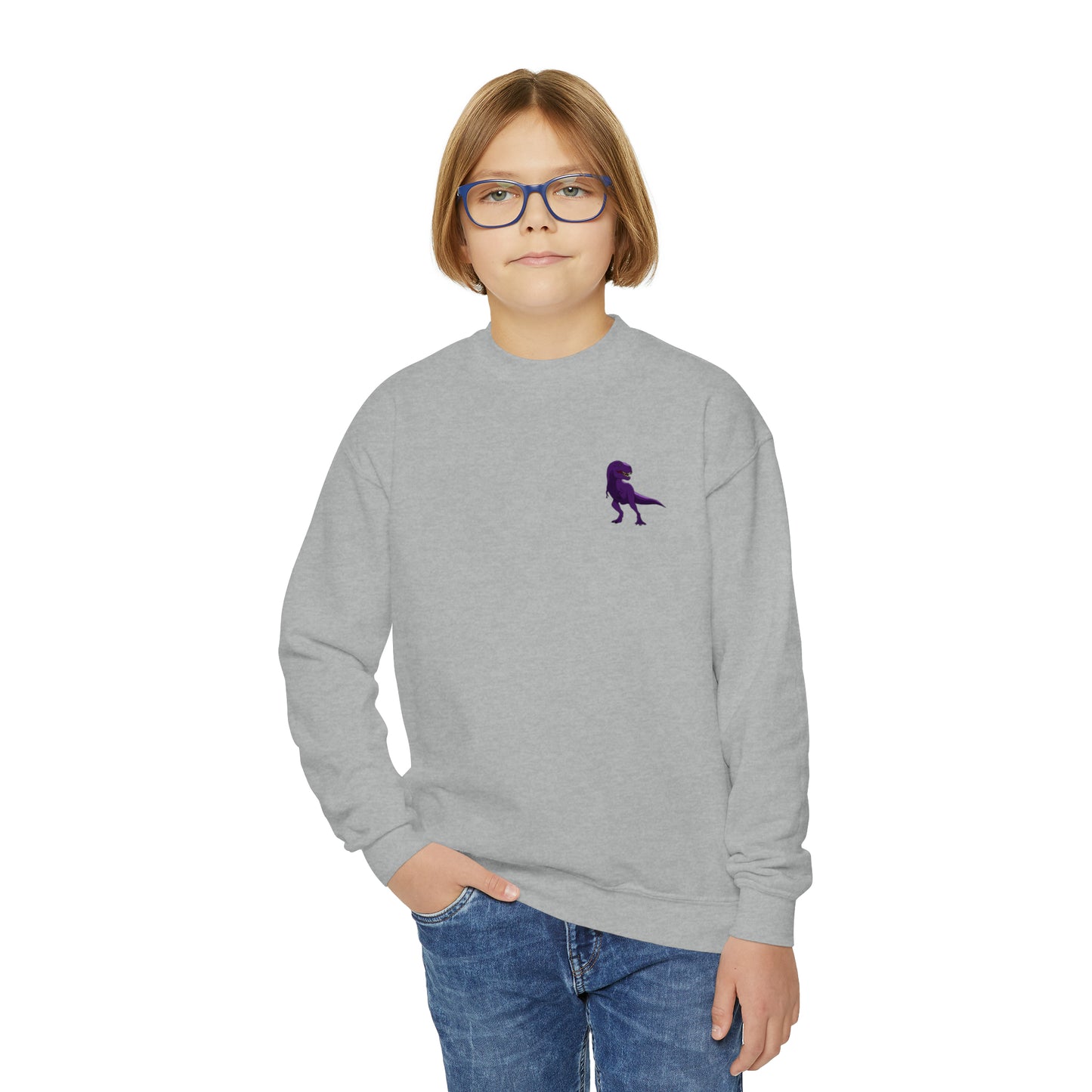 Dino-Gear: Rex - Youth Crewneck Sweatshirt