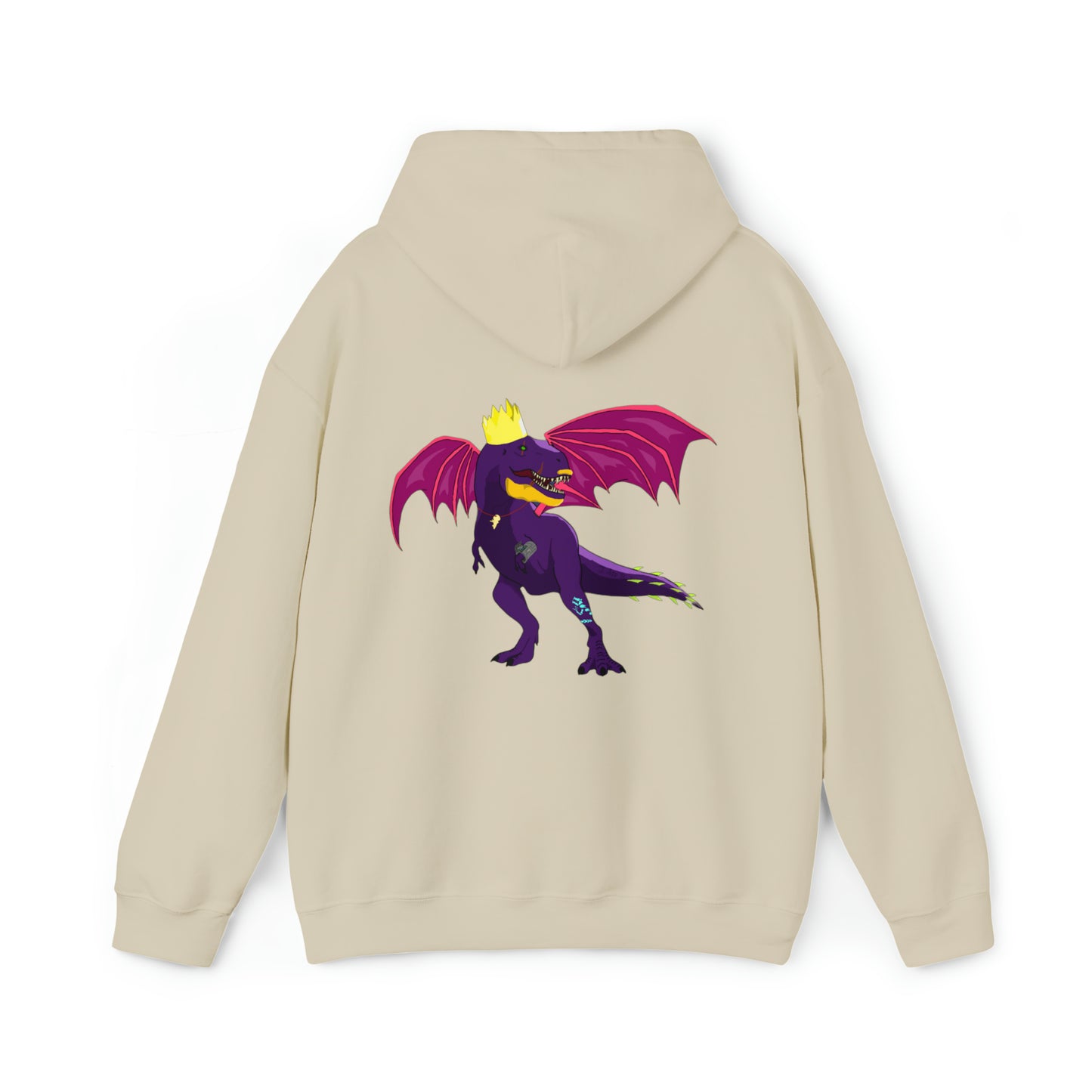 Dino-Gear: Winged King Rex - Unisex Heavy Blend™ Hooded Sweatshirt