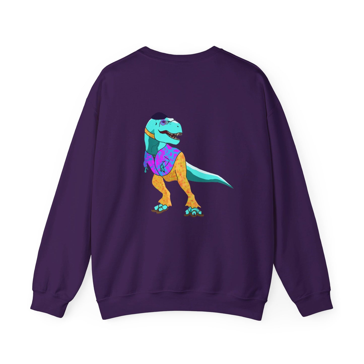 Groovy Rex - Unisex Heavy Blend™ Crewneck Sweatshirt