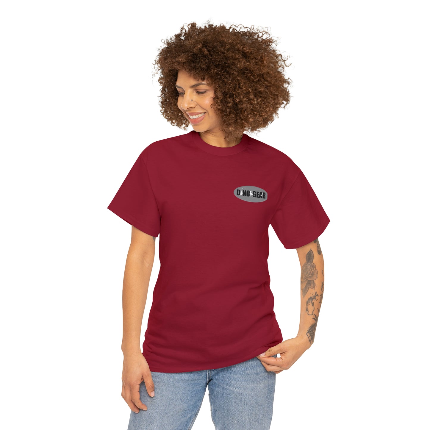 Dino-Gear: Skater Rex - Unisex Heavy Cotton Tee