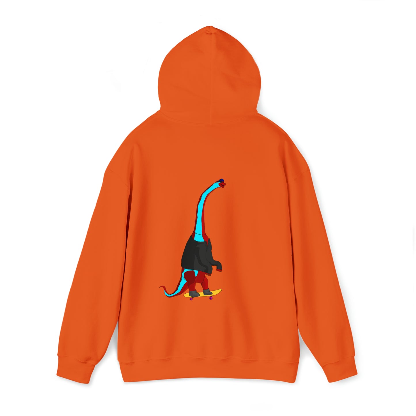 Dino-Gear: Skater Bronto - Unisex Heavy Blend™ Hooded Sweatshirt