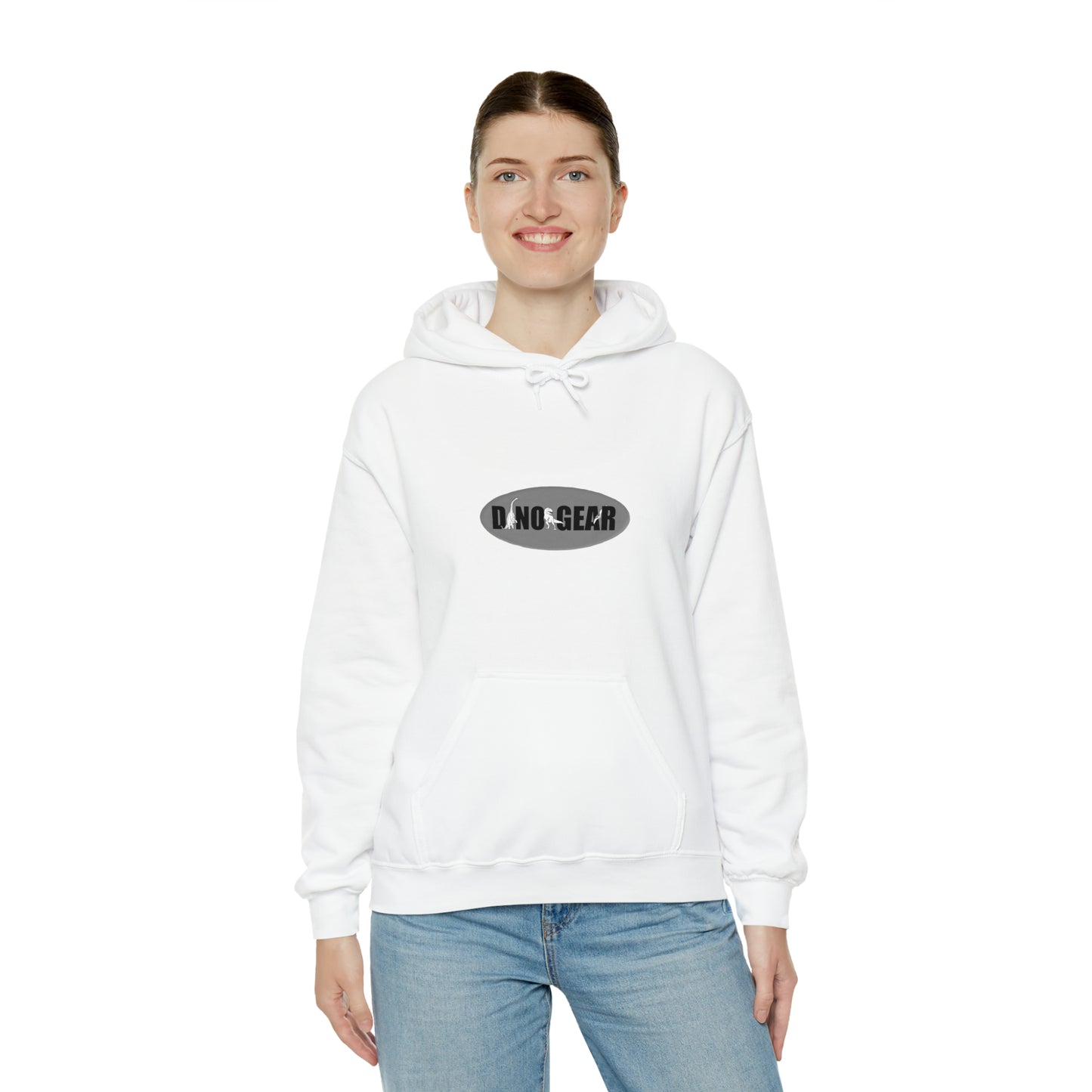 Dino-Gear: Fireman Rex - Unisex Heavy Blend™ Hooded Sweatshirt