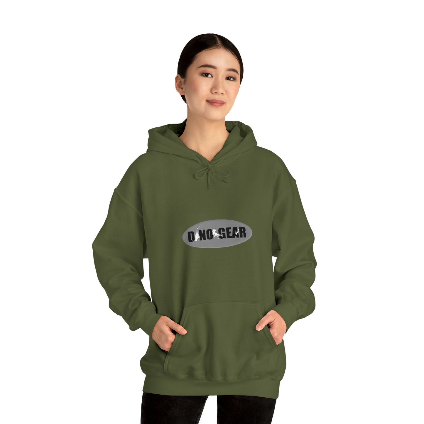 Dino-Gear: Fireman Rex - Unisex Heavy Blend™ Hooded Sweatshirt