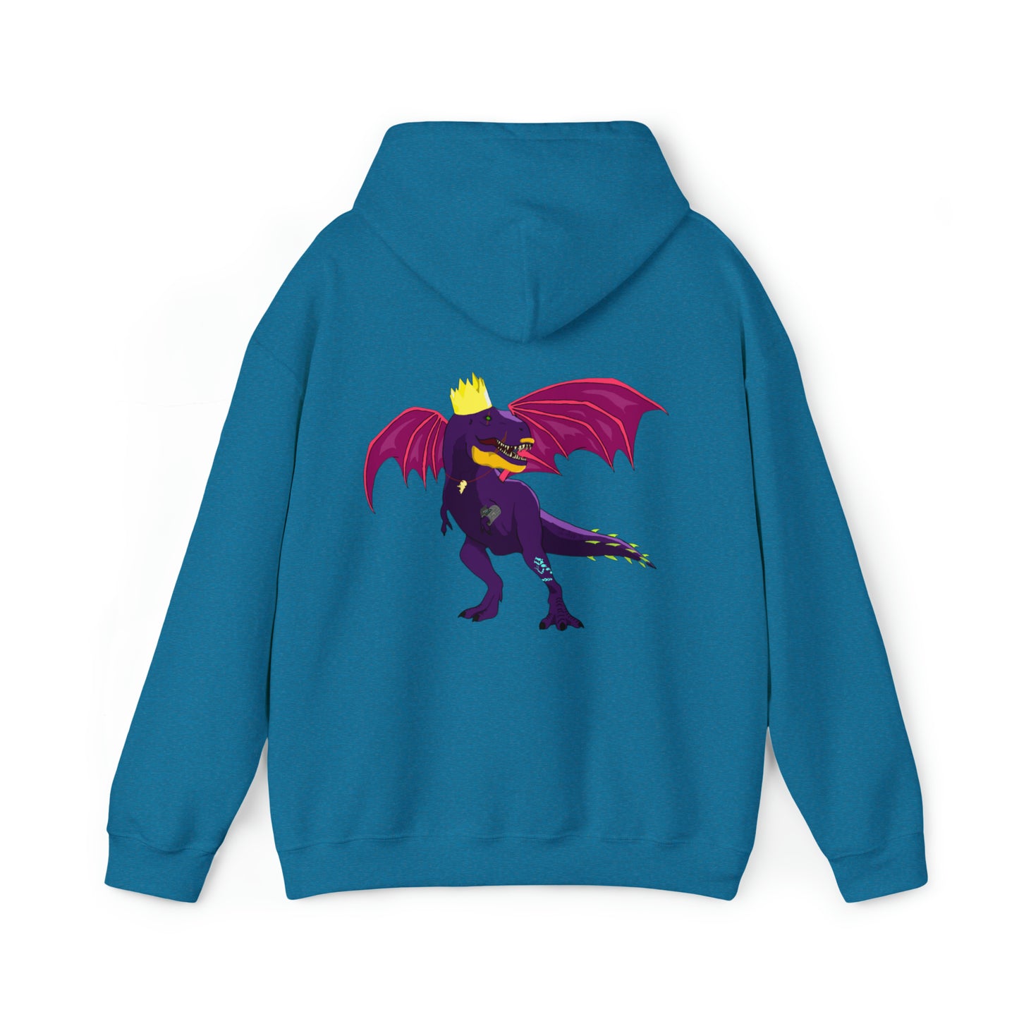 Dino-Gear: Winged King Rex - Unisex Heavy Blend™ Hooded Sweatshirt