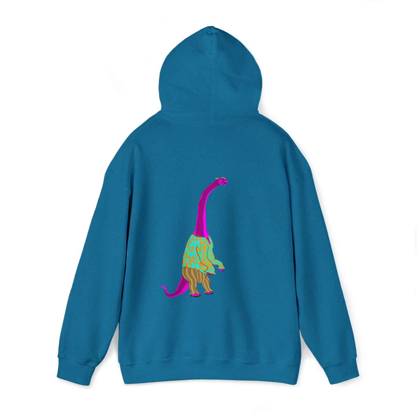 Dino-Gear: Groovy Bronto - Unisex Heavy Blend™ Hooded Sweatshirt