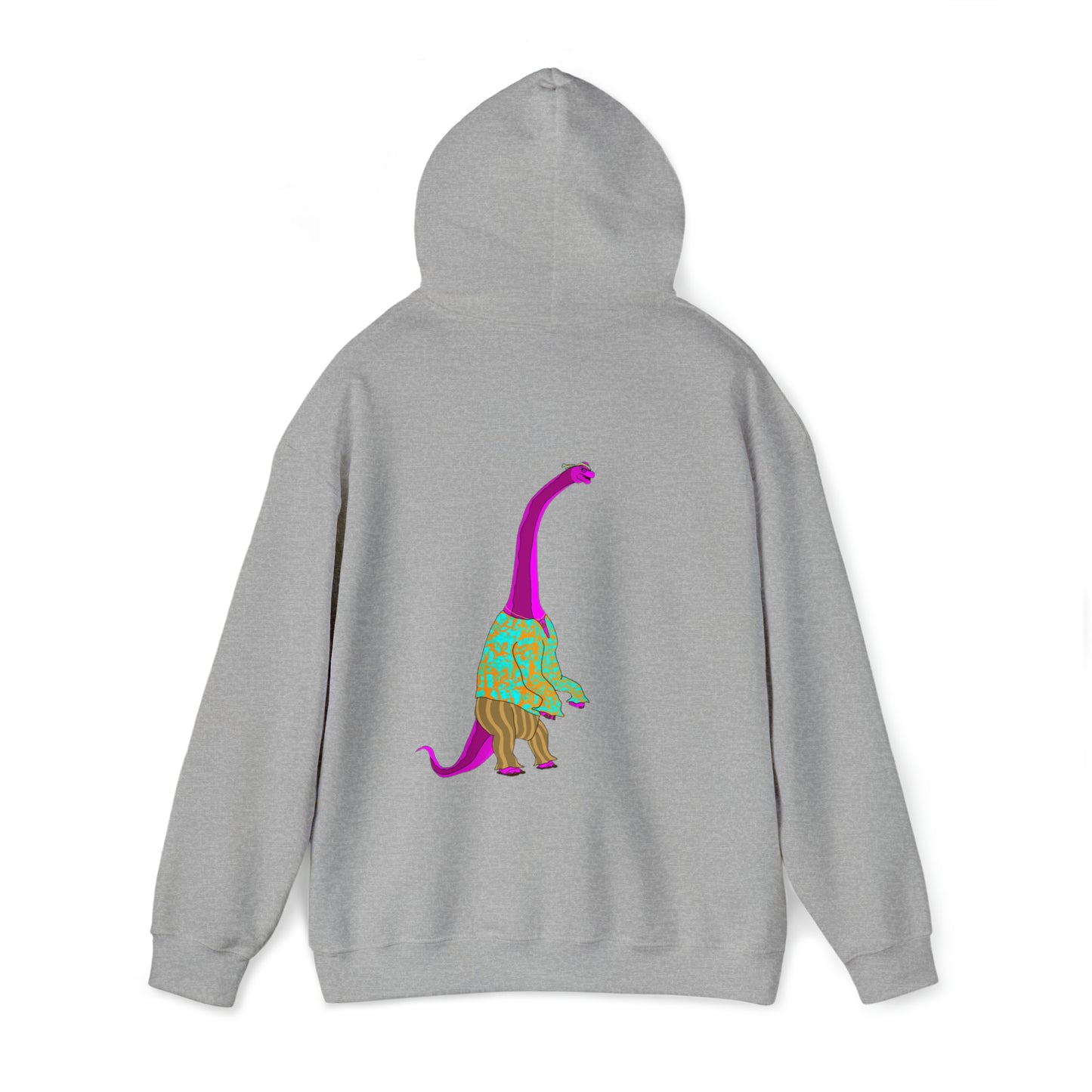 Dino-Gear: Groovy Bronto - Unisex Heavy Blend™ Hooded Sweatshirt