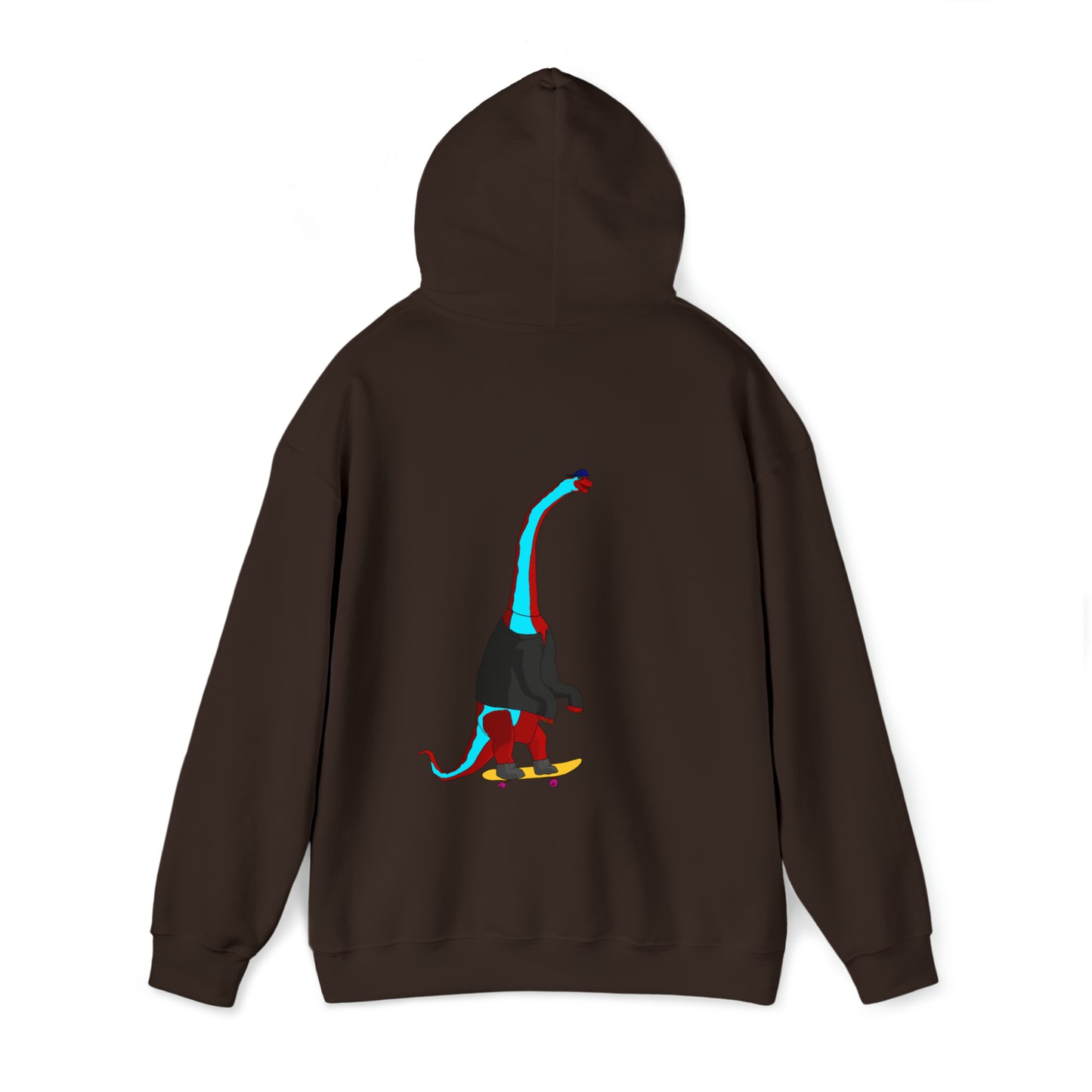 Dino-Gear: Skater Bronto - Unisex Heavy Blend™ Hooded Sweatshirt