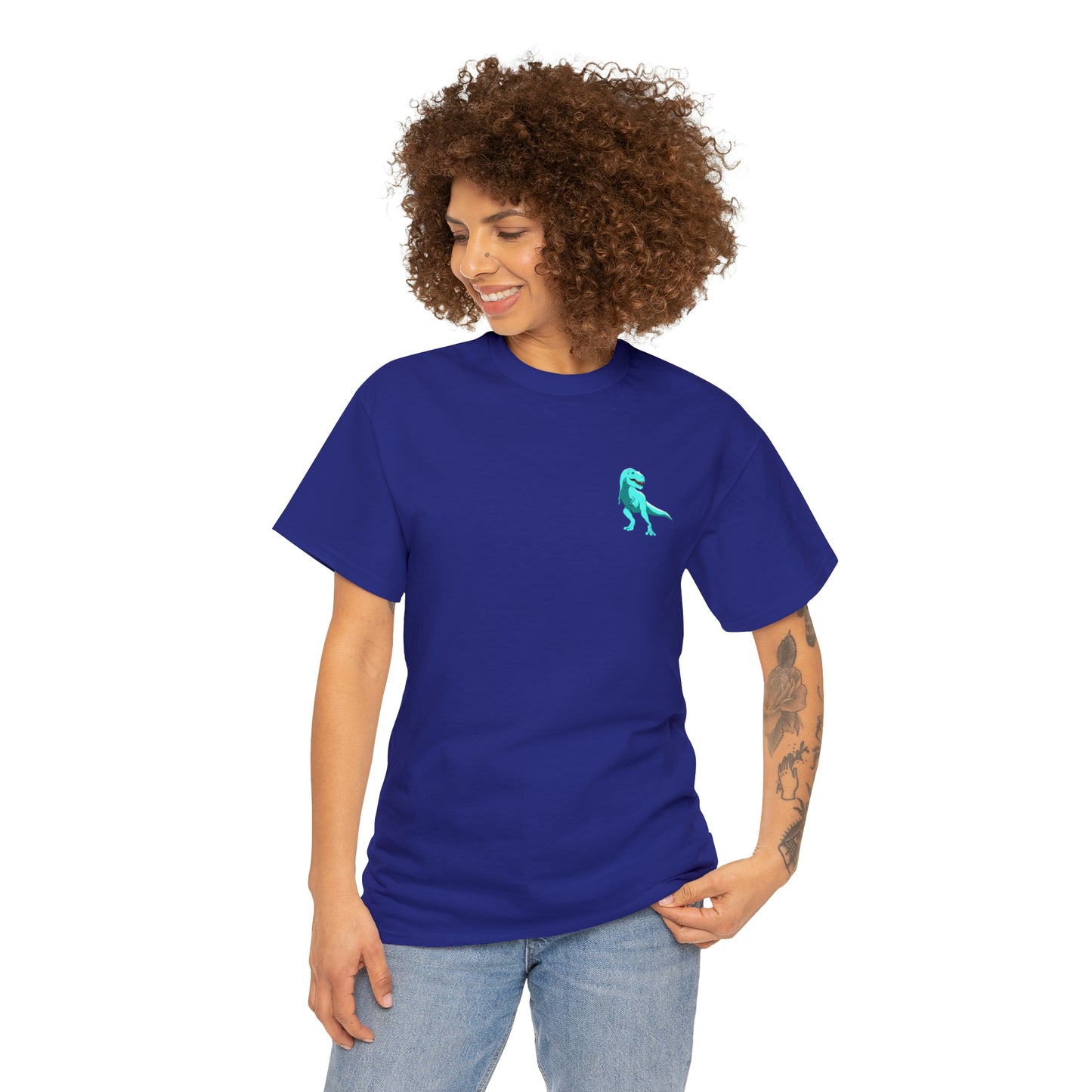 Sky Blue Rex - Unisex Heavy Cotton Tee