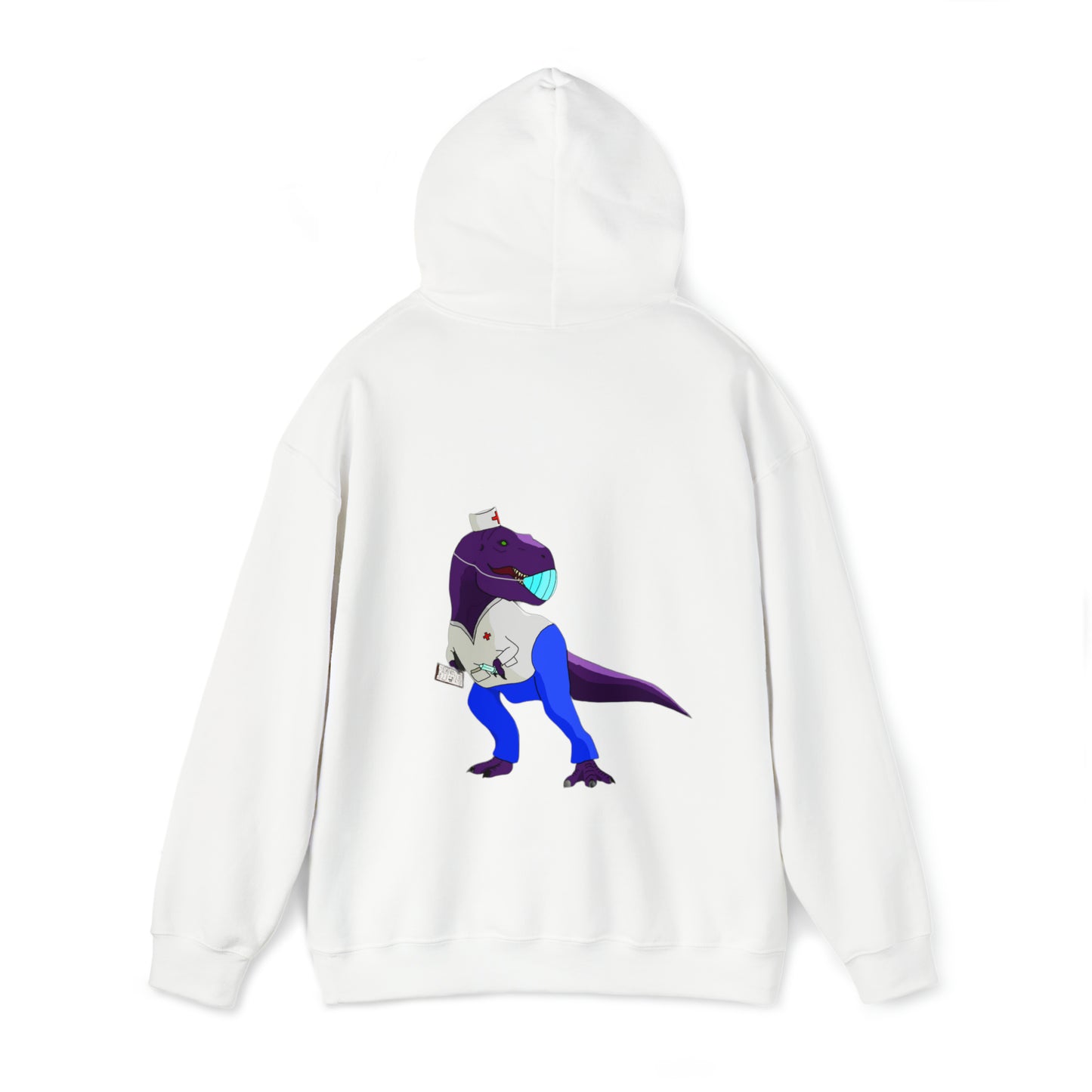 Dino-Gear: Nurse Rex - Unisex Heavy Blend™ Hooded Sweatshirt