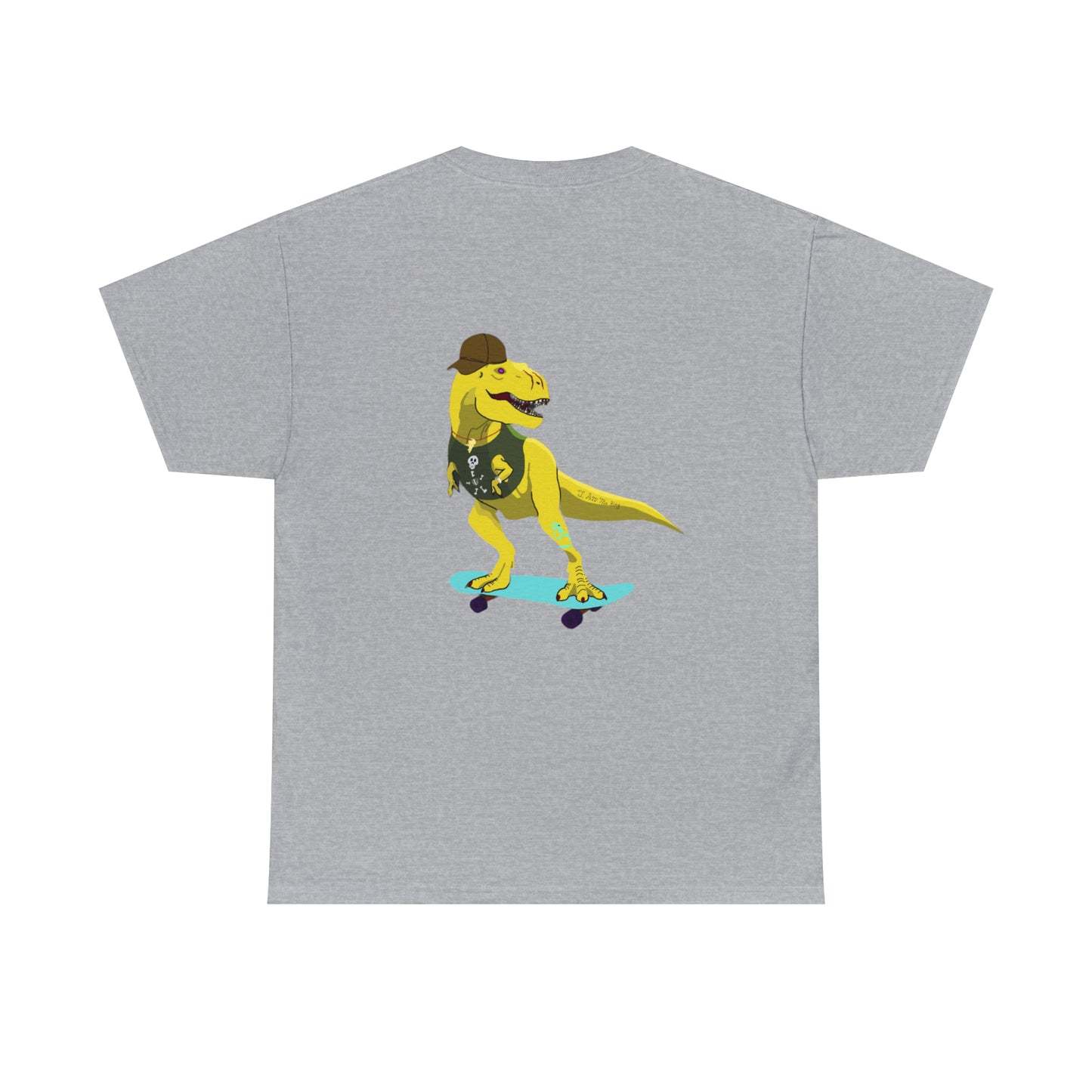 Dino-Gear: Skater Rex - Unisex Heavy Cotton Tee