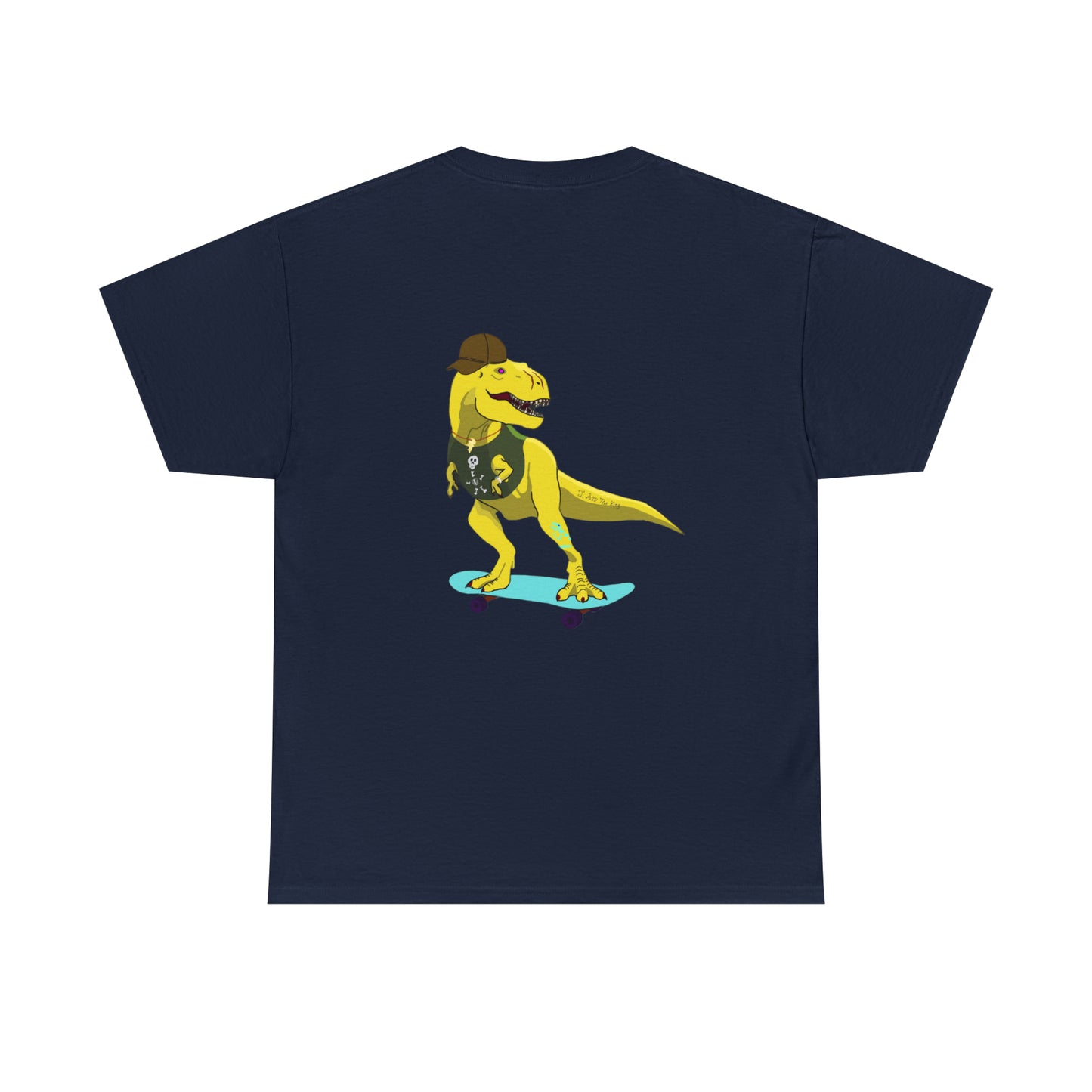 Dino-Gear: Skater Rex - Unisex Heavy Cotton Tee