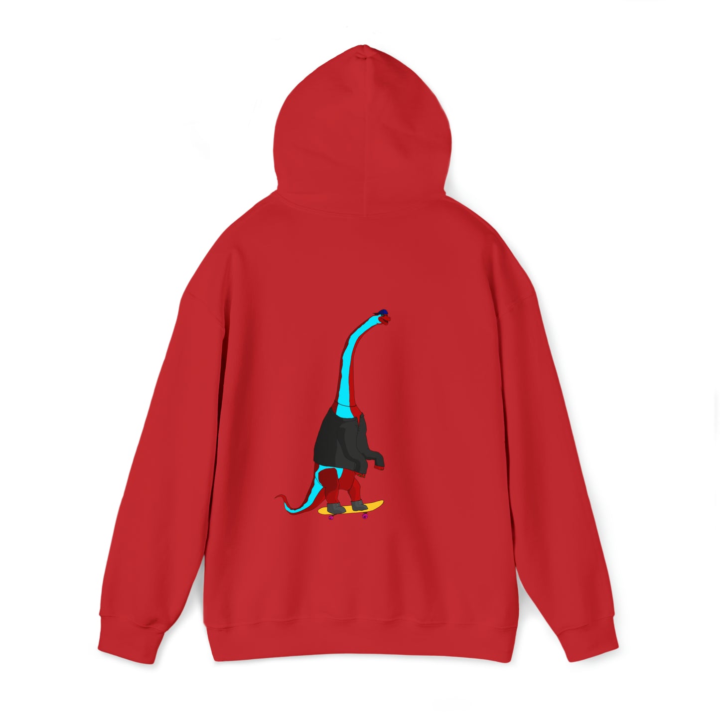 Dino-Gear: Skater Bronto - Unisex Heavy Blend™ Hooded Sweatshirt