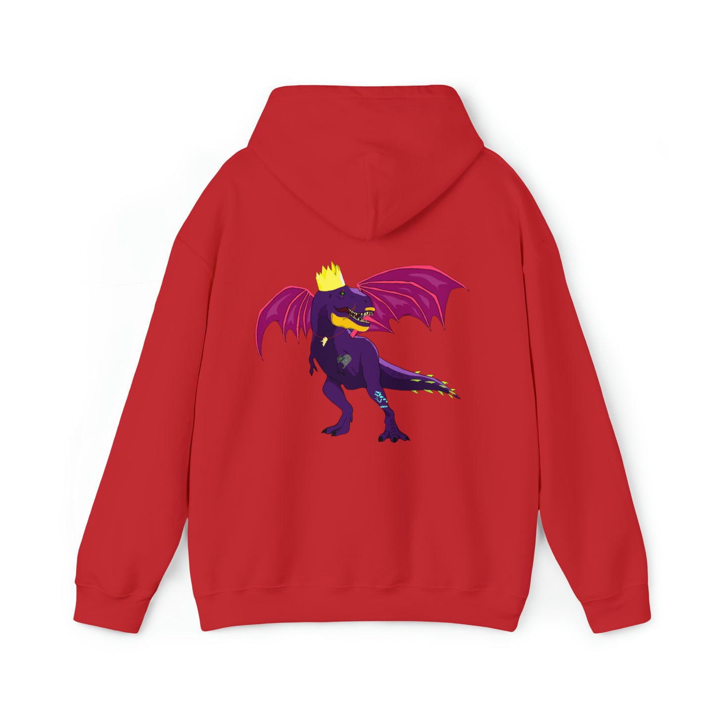 Dino-Gear: Winged King Rex - Unisex Heavy Blend™ Hooded Sweatshirt