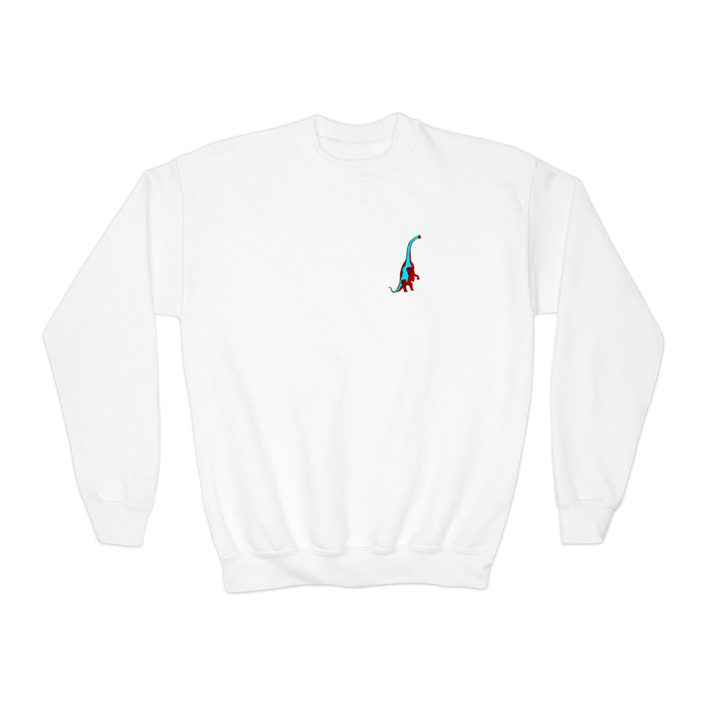 Blue and Red Bronto - Youth Crewneck Sweatshirt