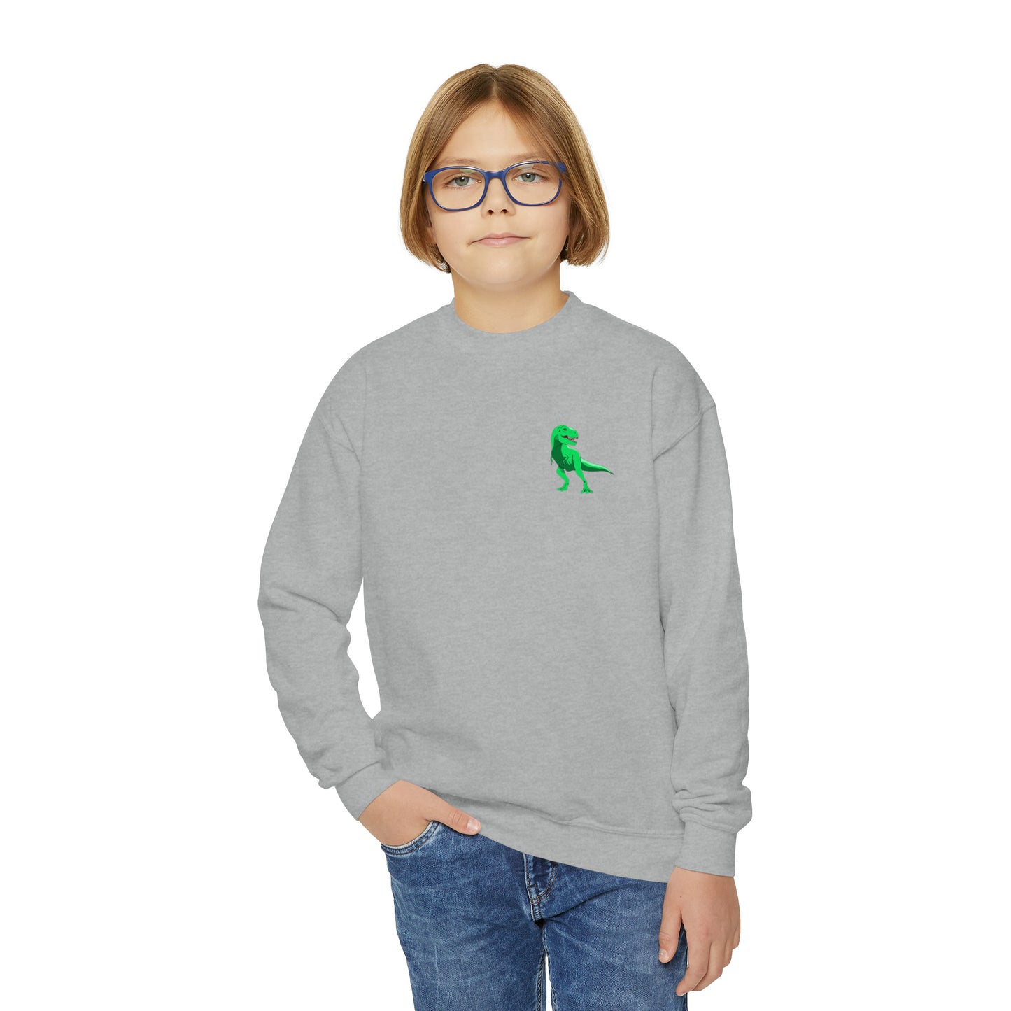 Dino-Gear: Rex - Youth Crewneck Sweatshirt