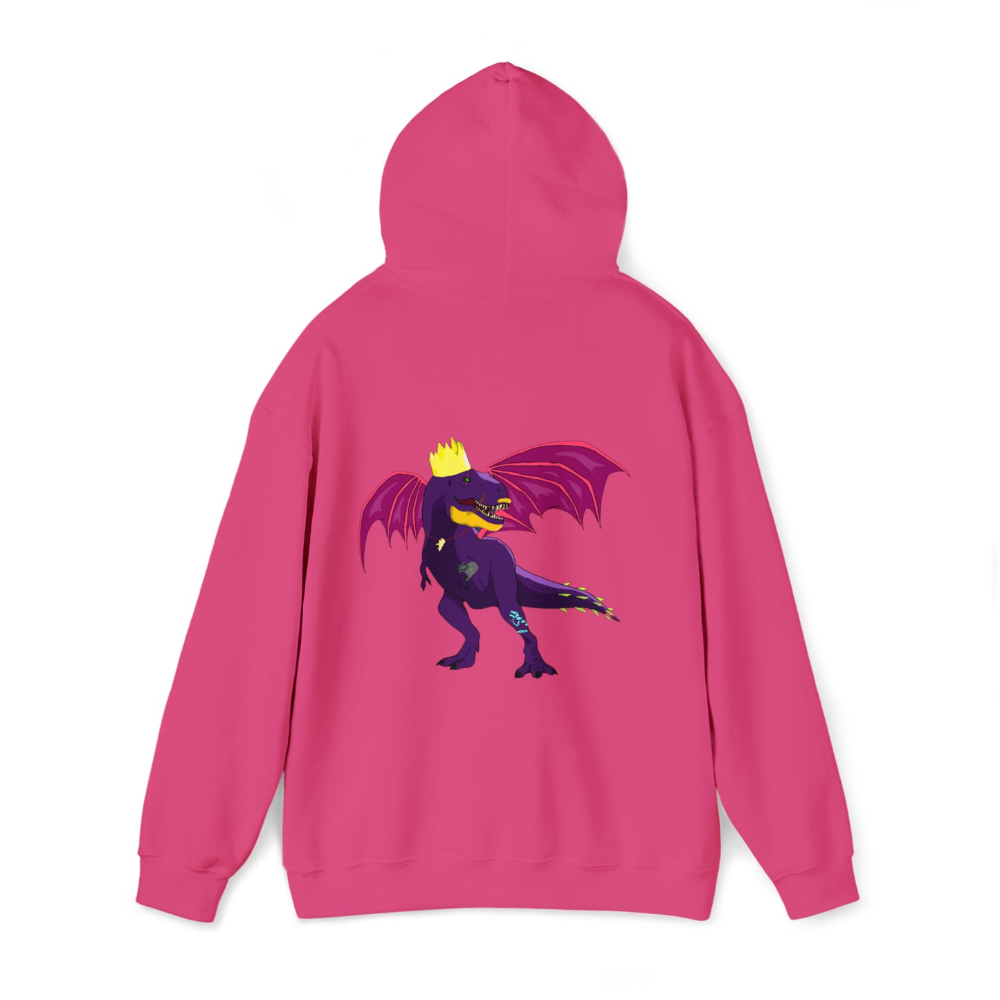 Dino-Gear: Winged King Rex - Unisex Heavy Blend™ Hooded Sweatshirt