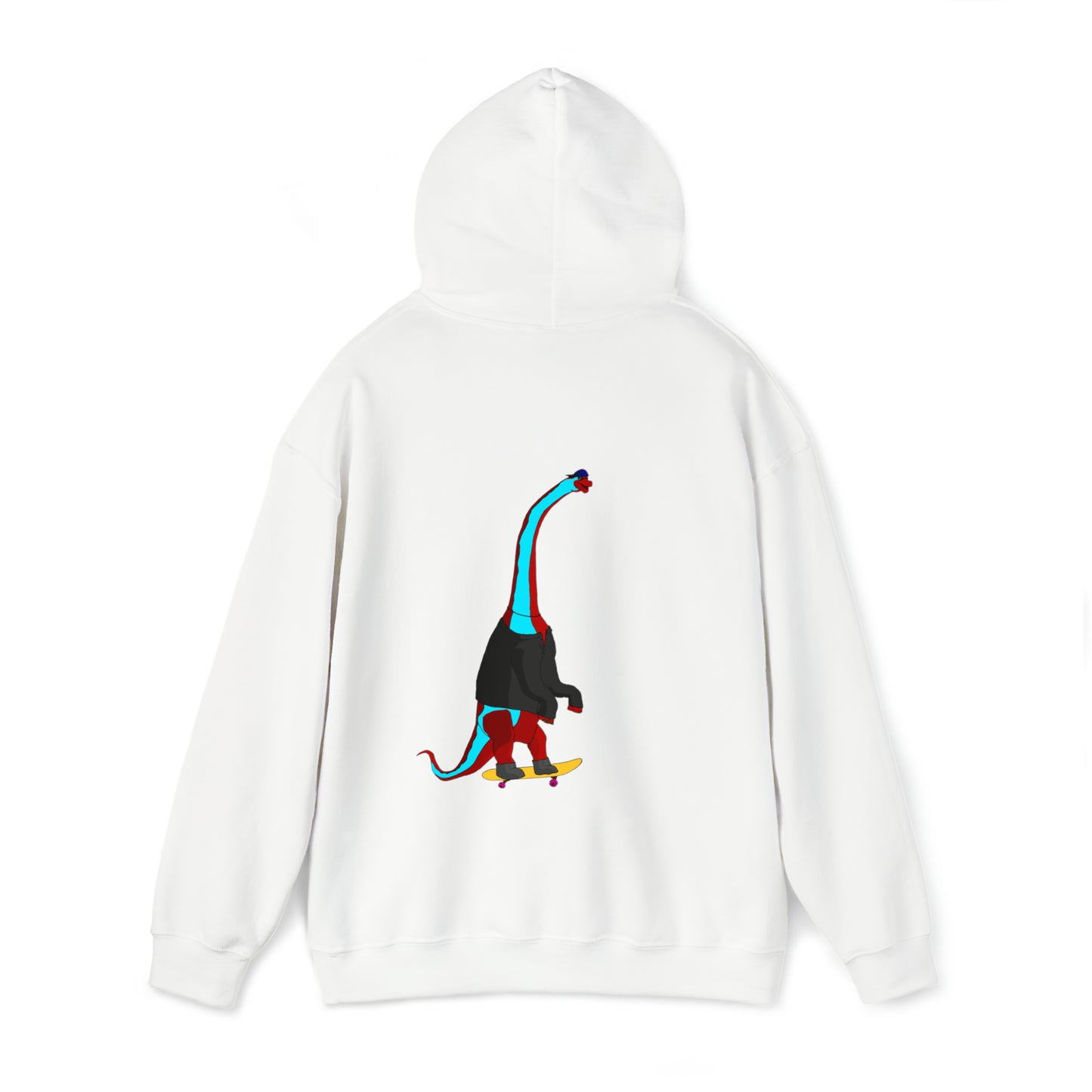 Dino-Gear: Skater Bronto - Unisex Heavy Blend™ Hooded Sweatshirt