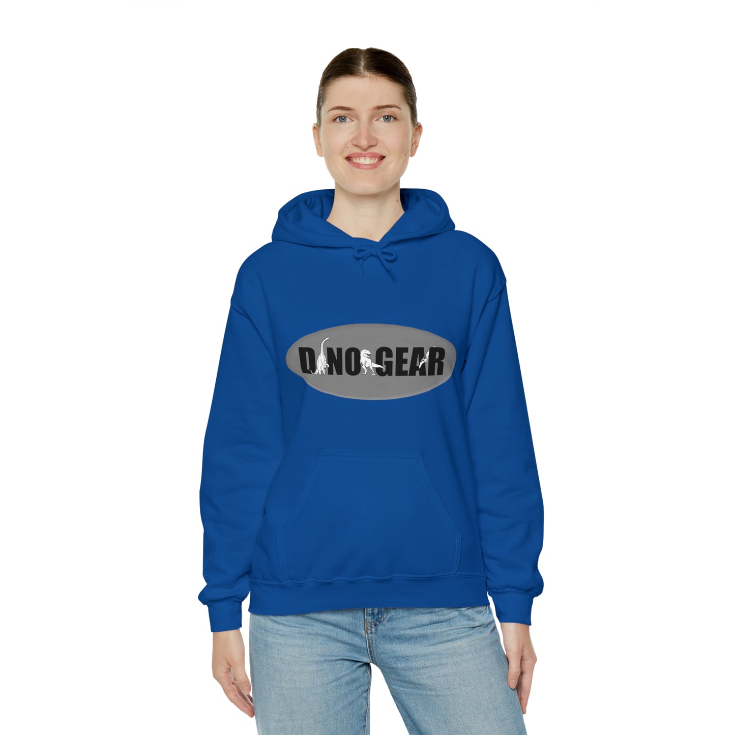 Dino-Gear Logo - Unisex Heavy Blend™ Hooded Sweatshirt