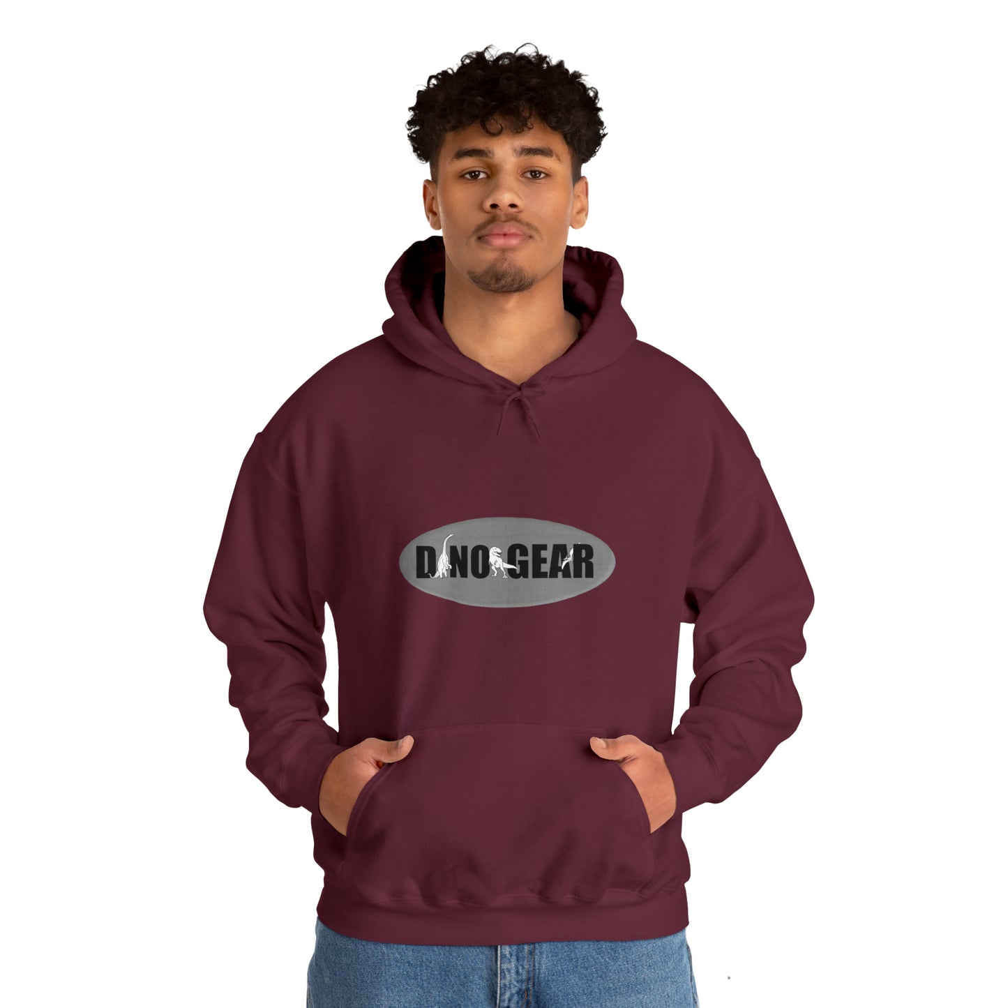 Dino-Gear: Police Rex - Unisex Heavy Blend™ Hooded Sweatshirt