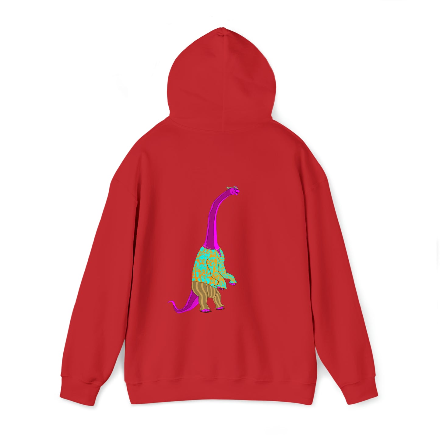 Dino-Gear: Groovy Bronto - Unisex Heavy Blend™ Hooded Sweatshirt