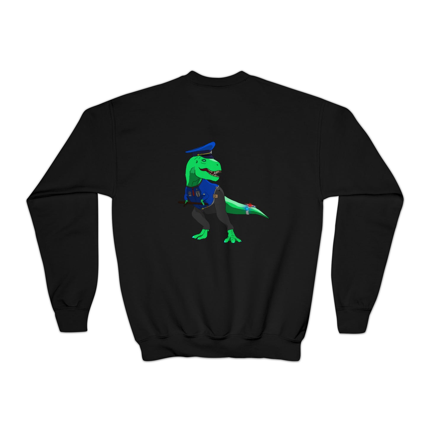 Dino-Gear: Police Rex - Youth Crewneck Sweatshirt