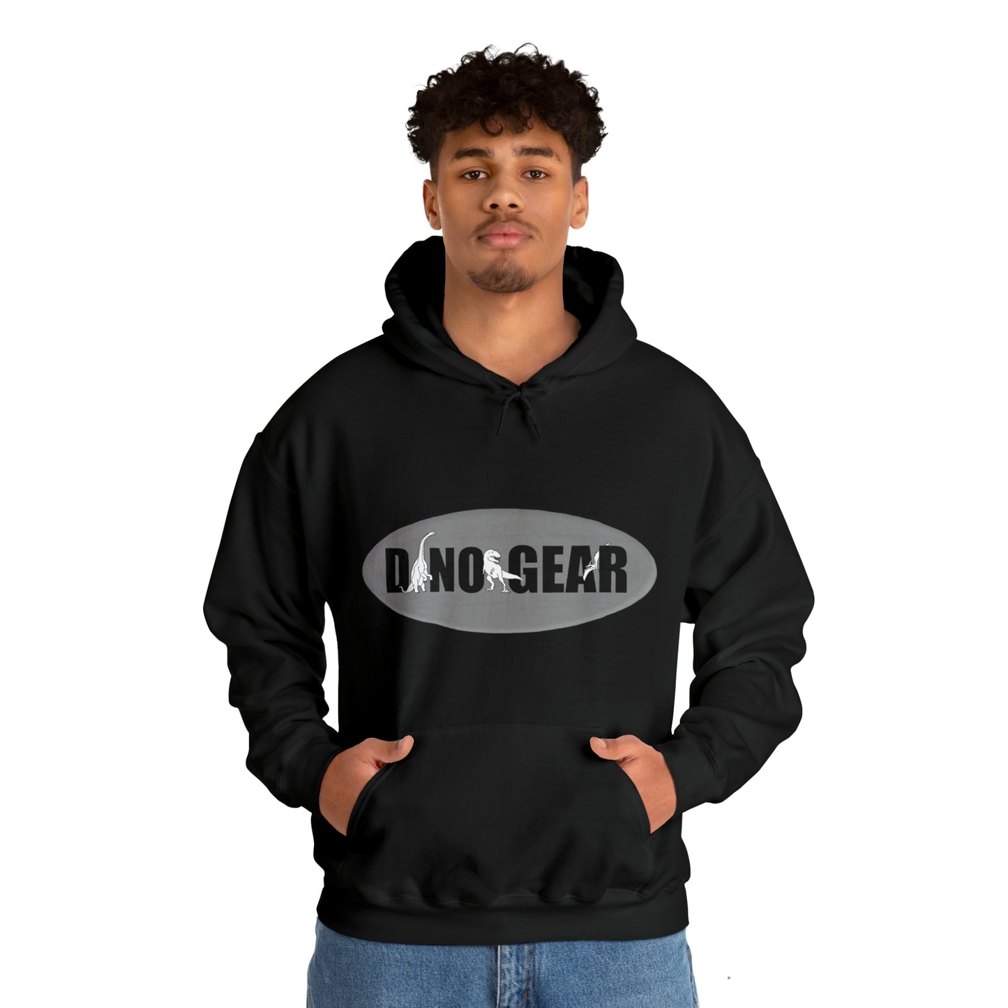 Dino-Gear Logo - Unisex Heavy Blend™ Hooded Sweatshirt