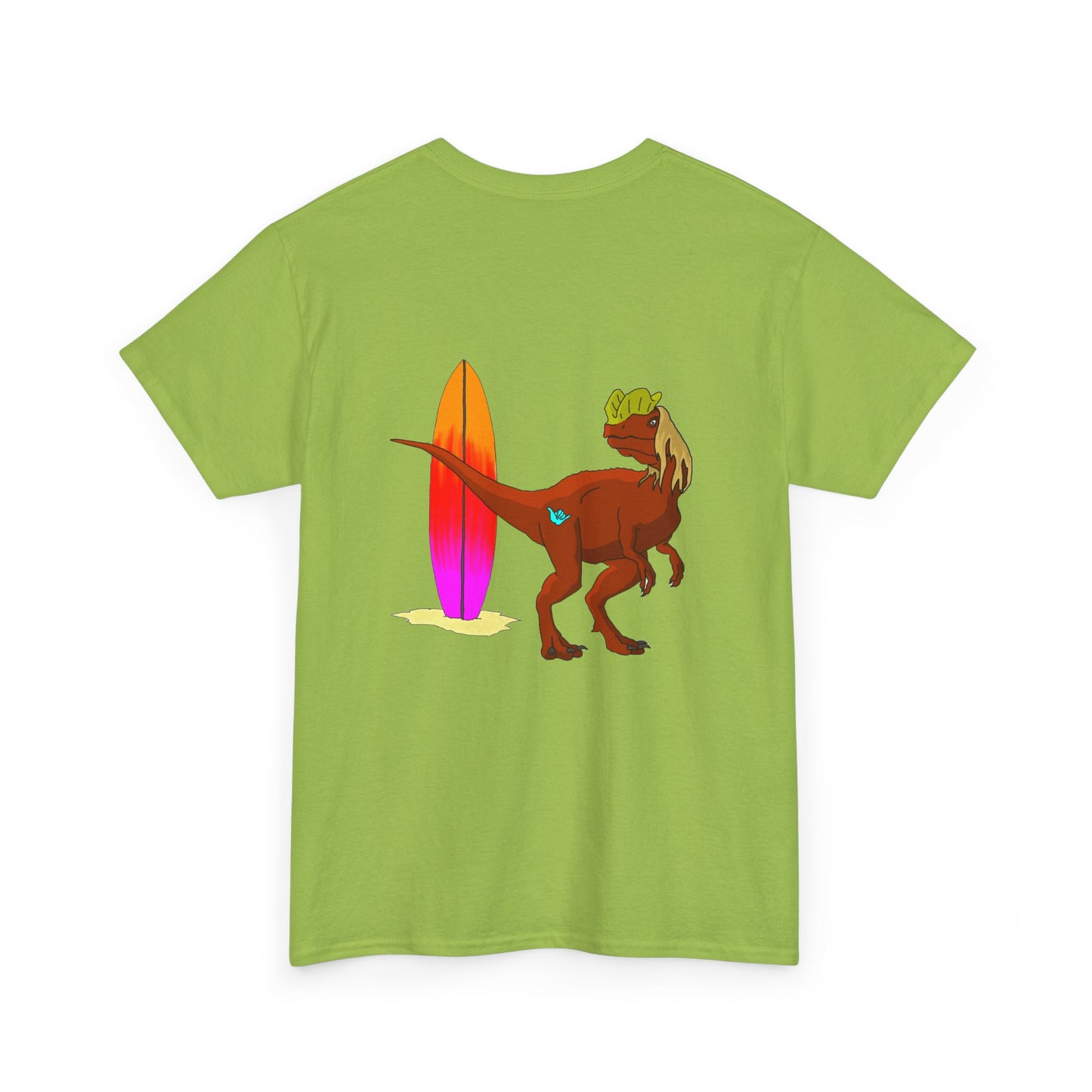 Surfing Dilophosaurus