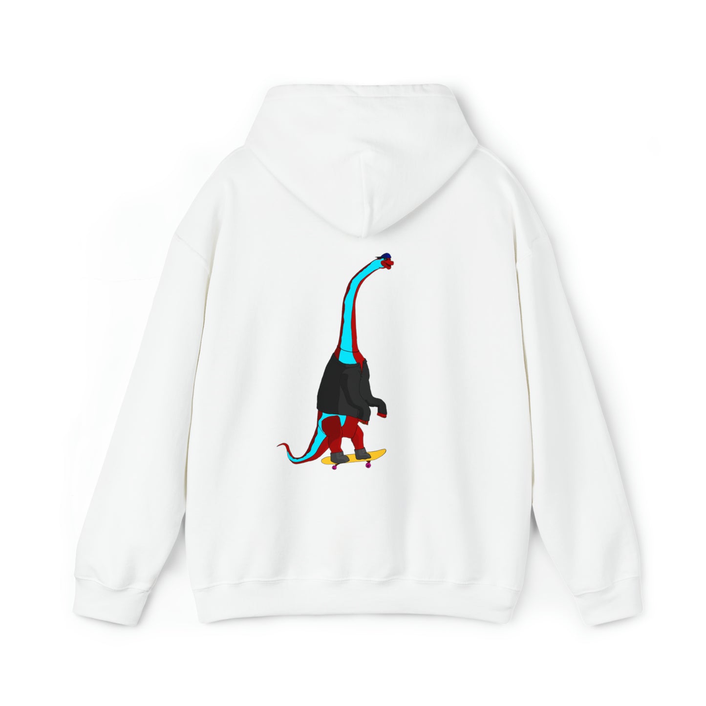 Dino-Gear: Skater Bronto - Unisex Heavy Blend™ Hooded Sweatshirt