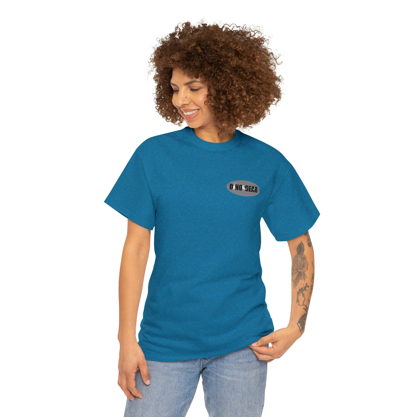 Dino-Gear: Skater Rex - Unisex Heavy Cotton Tee