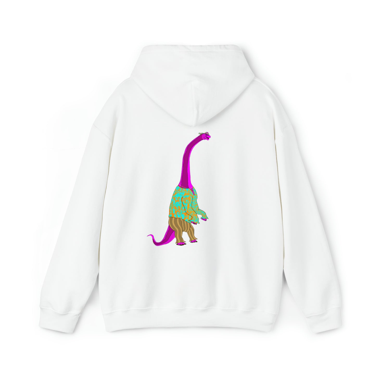 Dino-Gear: Groovy Bronto - Unisex Heavy Blend™ Hooded Sweatshirt