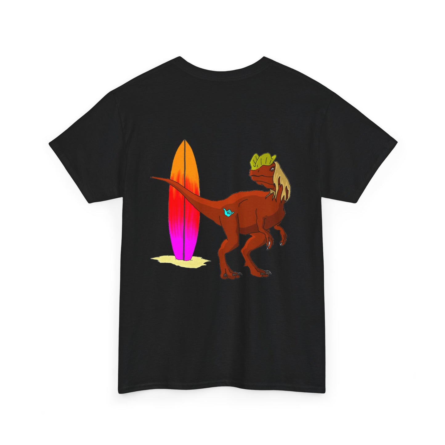 Surfing Dilophosaurus