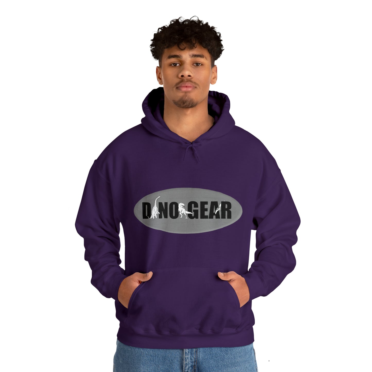 Dino-Gear Logo - Unisex Heavy Blend™ Hooded Sweatshirt