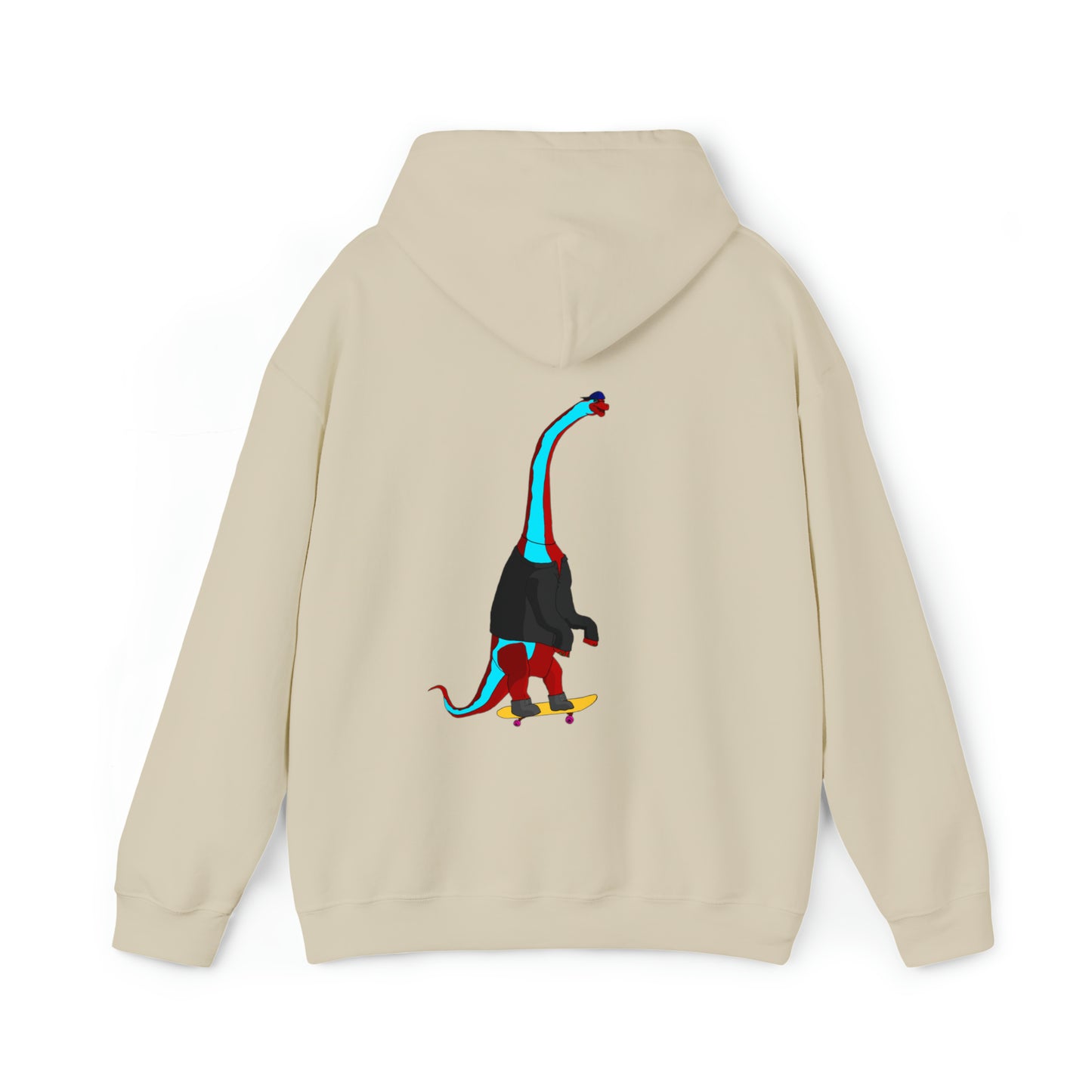 Dino-Gear: Skater Bronto - Unisex Heavy Blend™ Hooded Sweatshirt